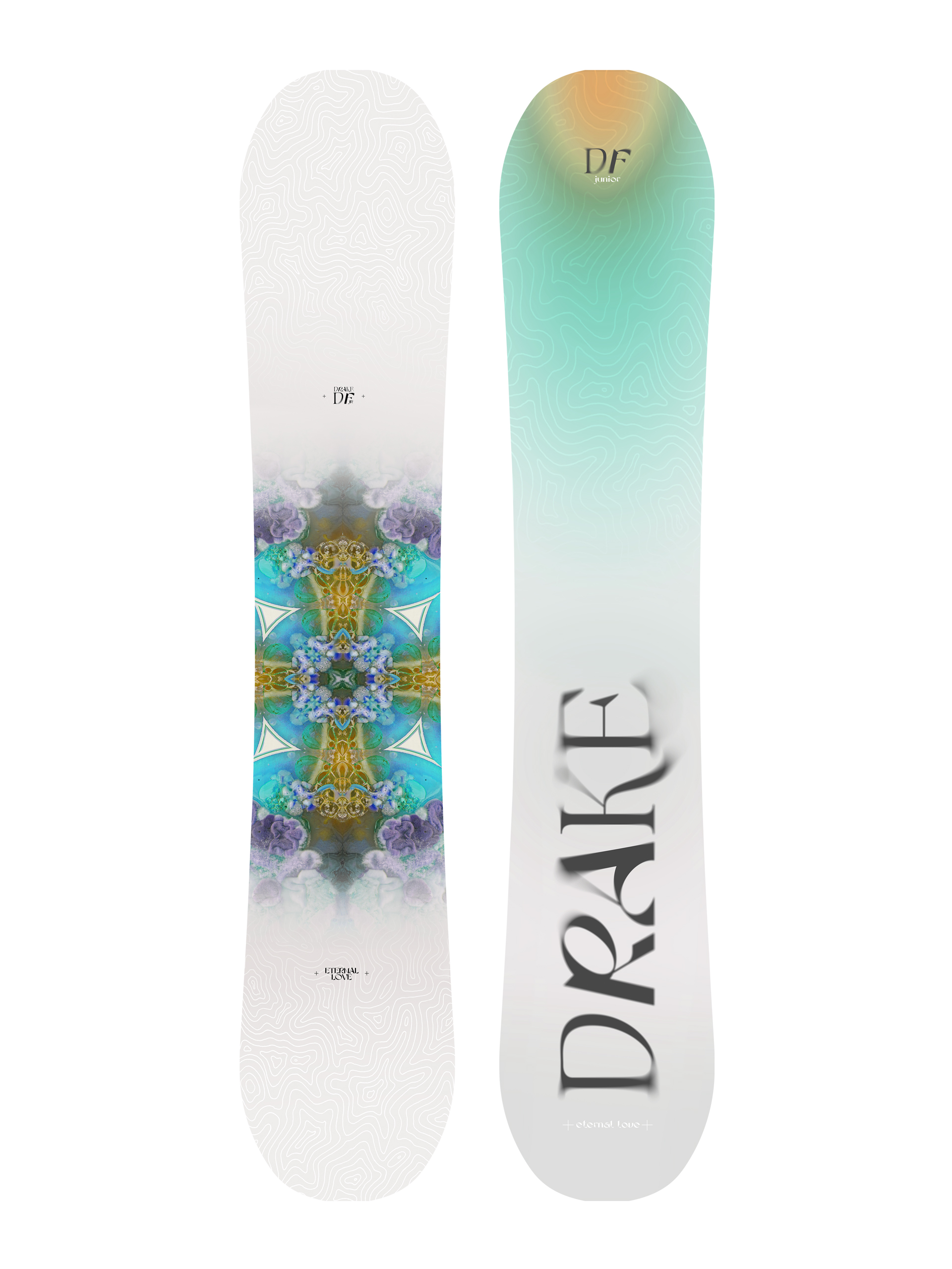 最前線の DRAKE ドレイク DF JR キッズ スノーボード 板 120cm スノーボード