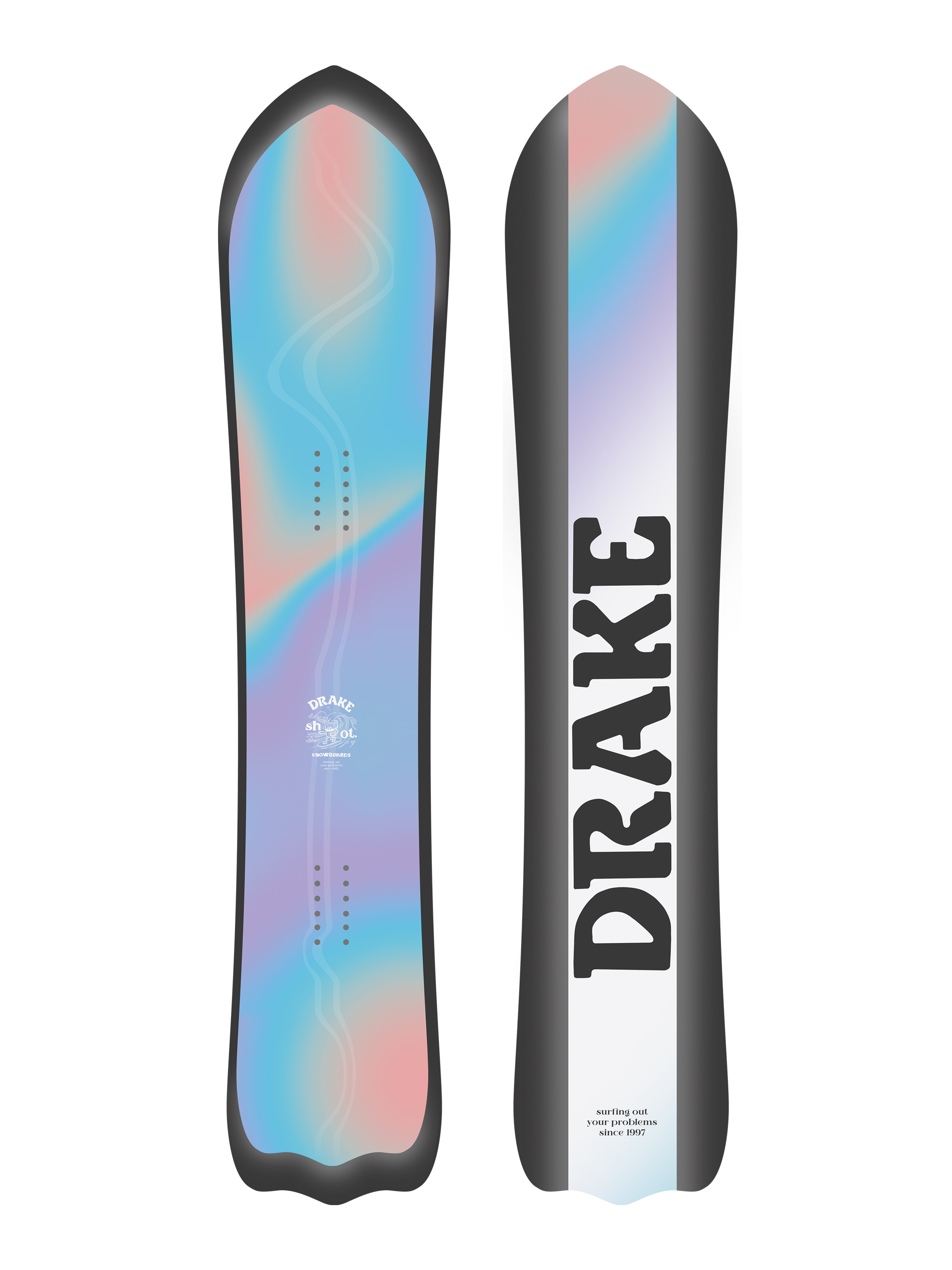 Drake Snowboard Shot