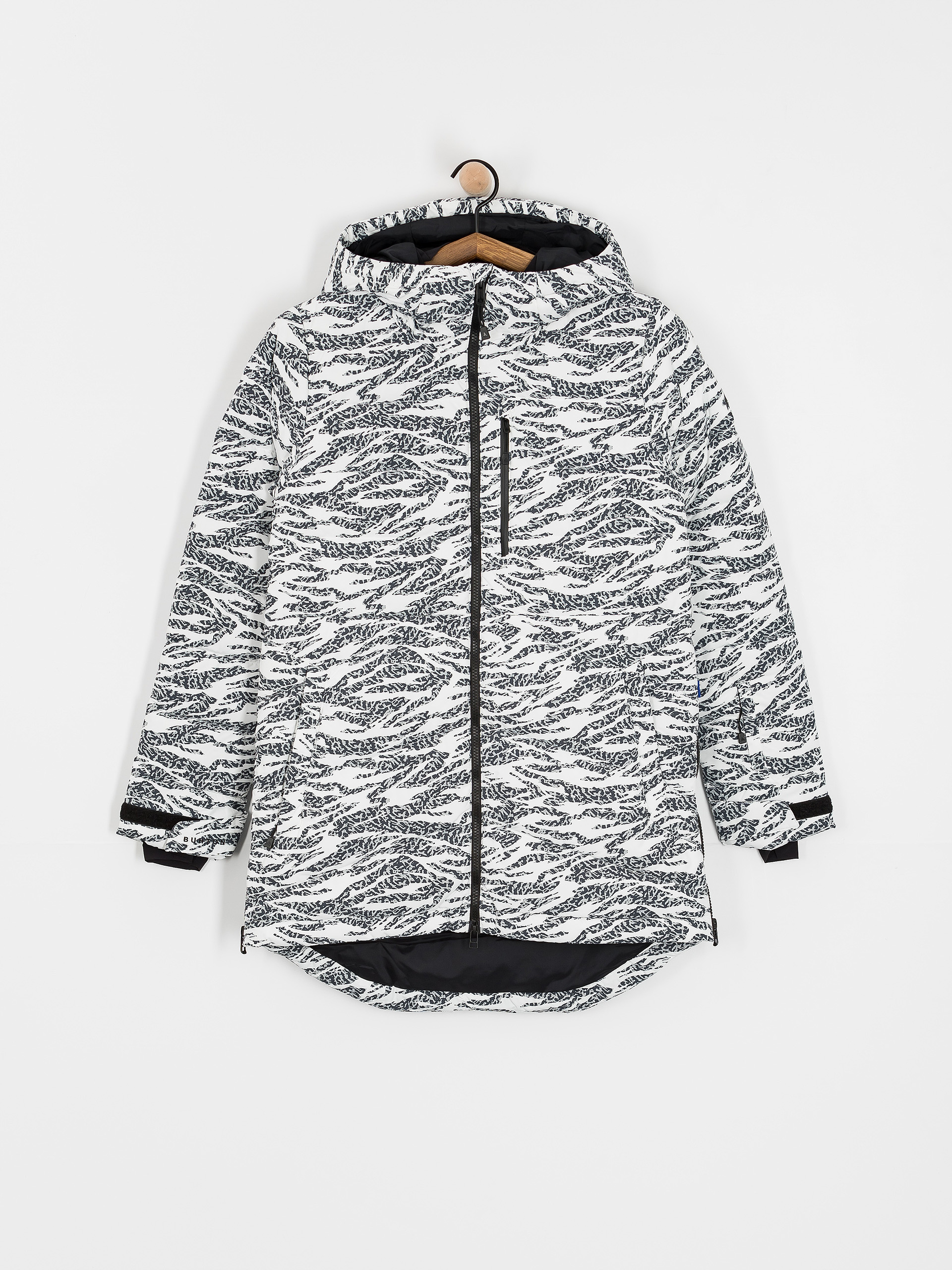 Damen Burton Snowboard Jacke Loyil Down (zebra camo)
