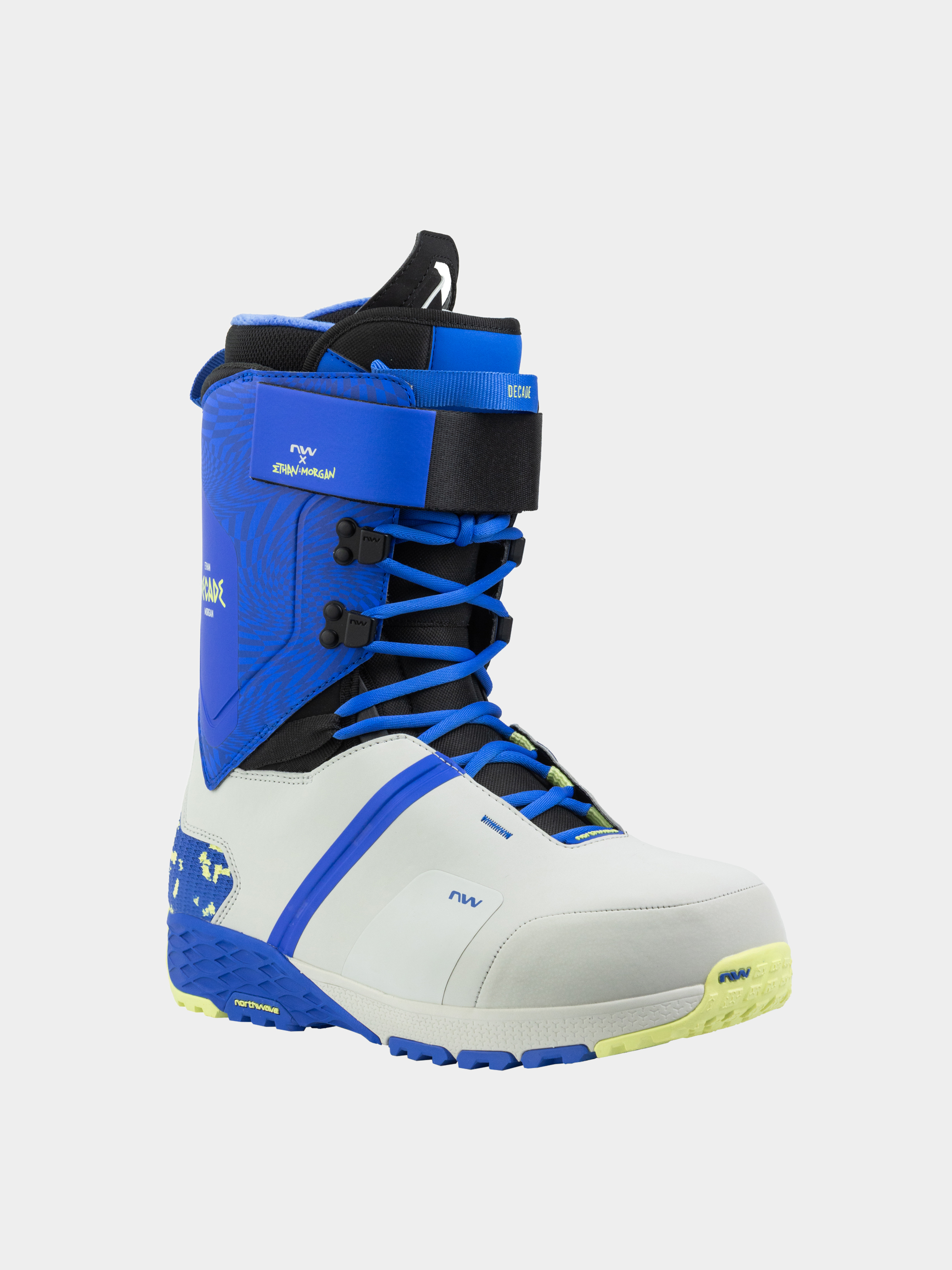 Mens Northwave Snowboard boots Decade Pro (light grey/electric blue)