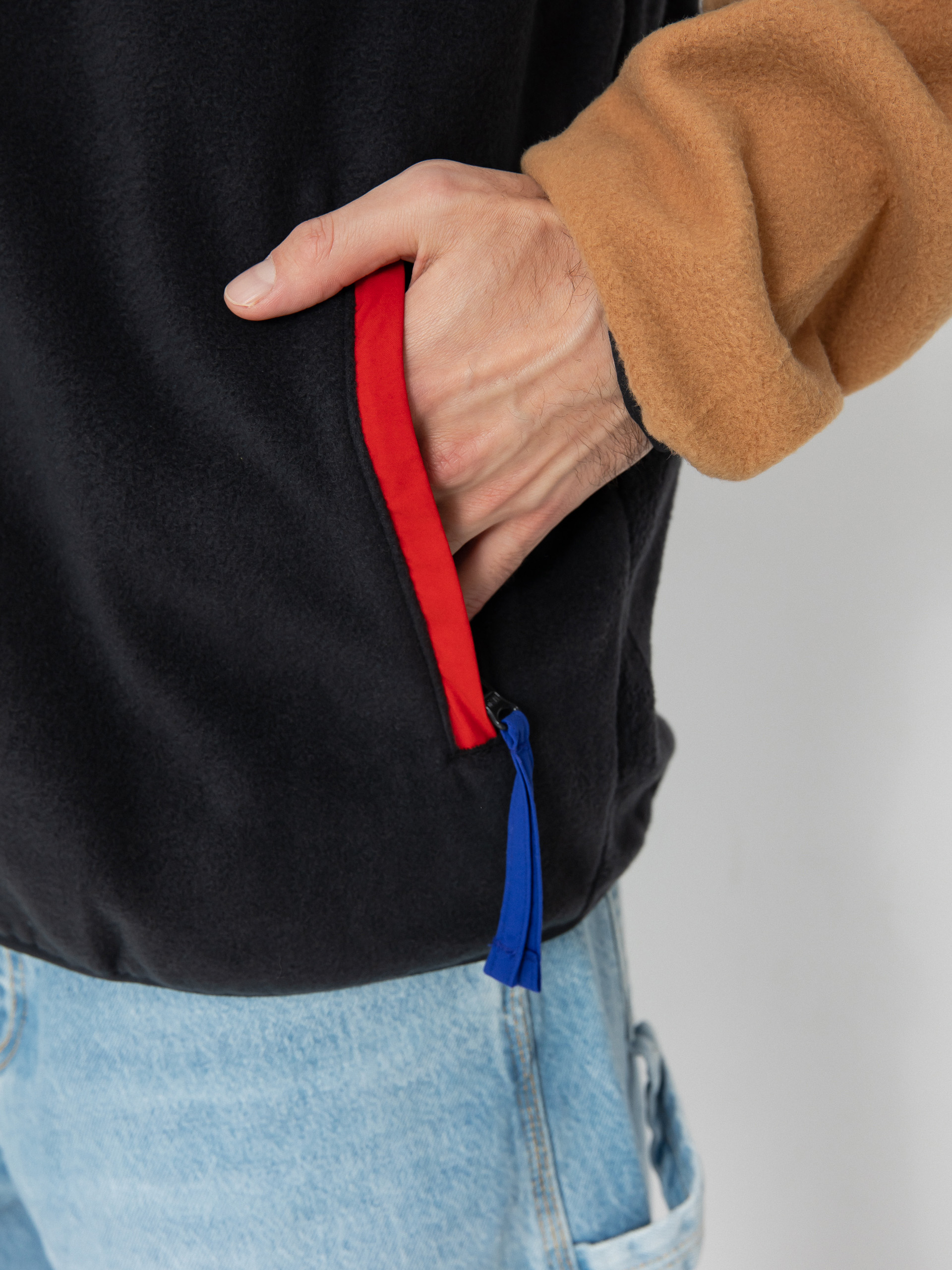 Herren Columbia Fleece Jacke Backbowl II Full Zip (camel brown bl)