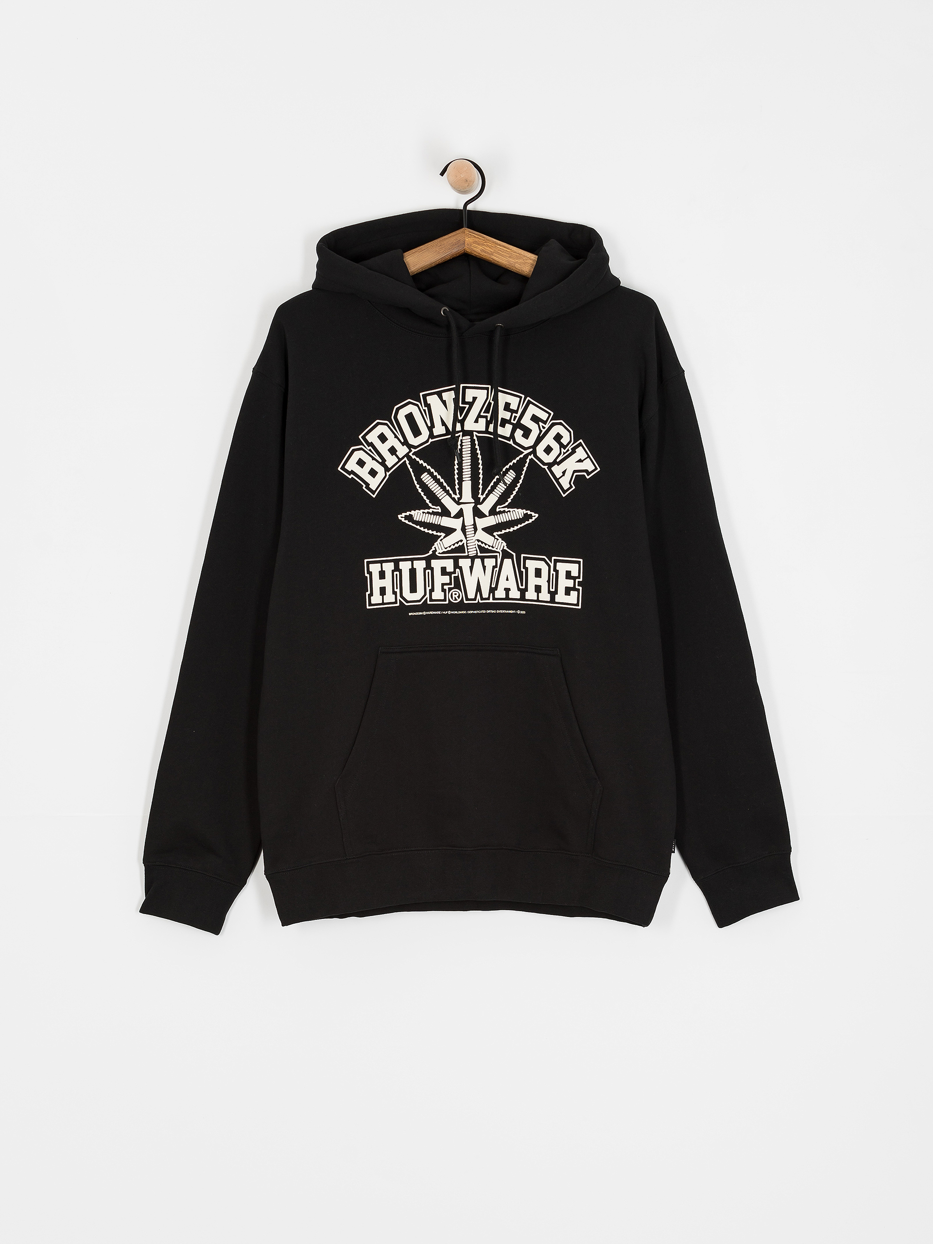HUF Hoodie X Bronze Plantware HD (black)