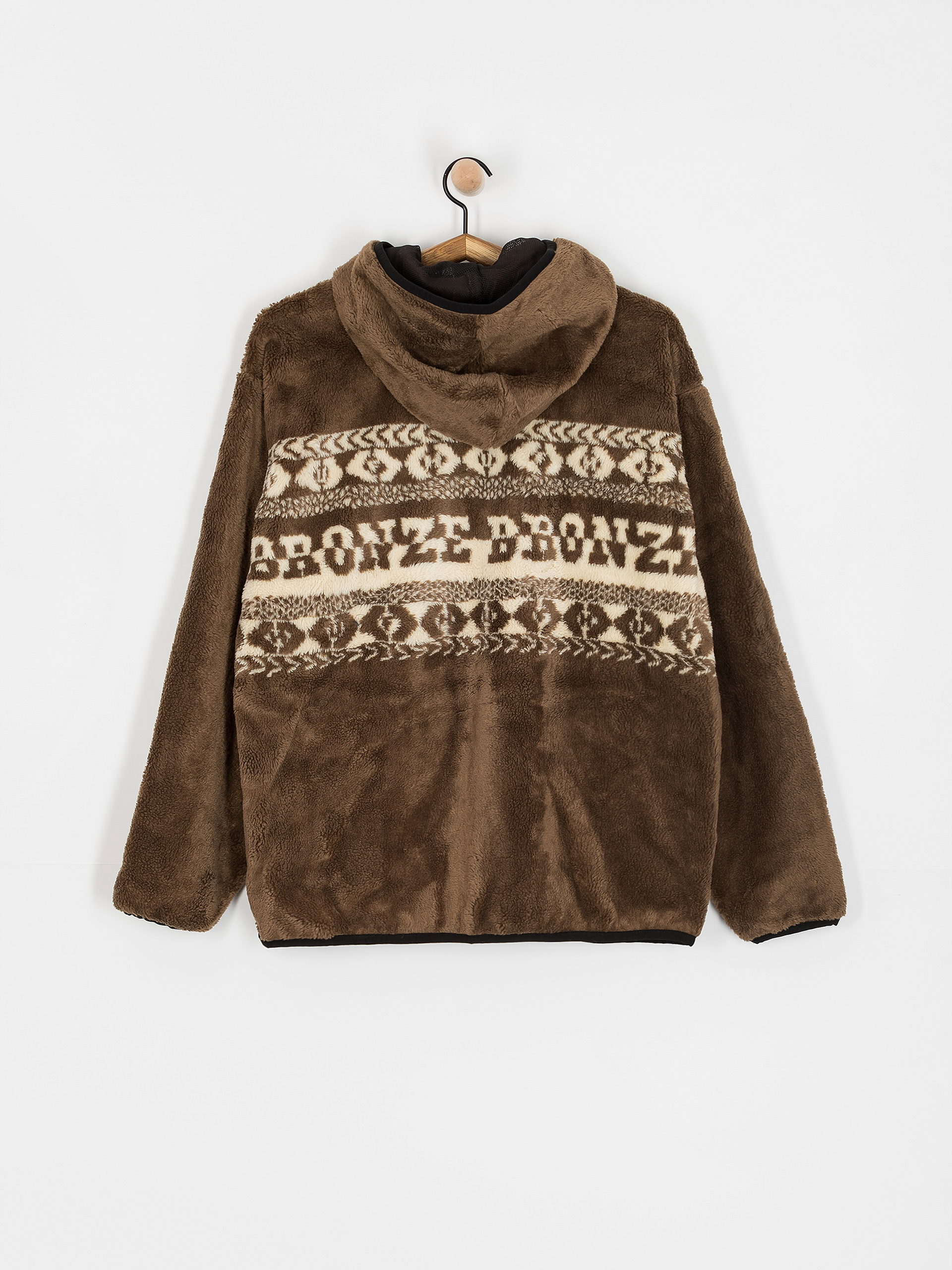 Herren HUF Fleece Jacke X Bronze High Pile (brown)