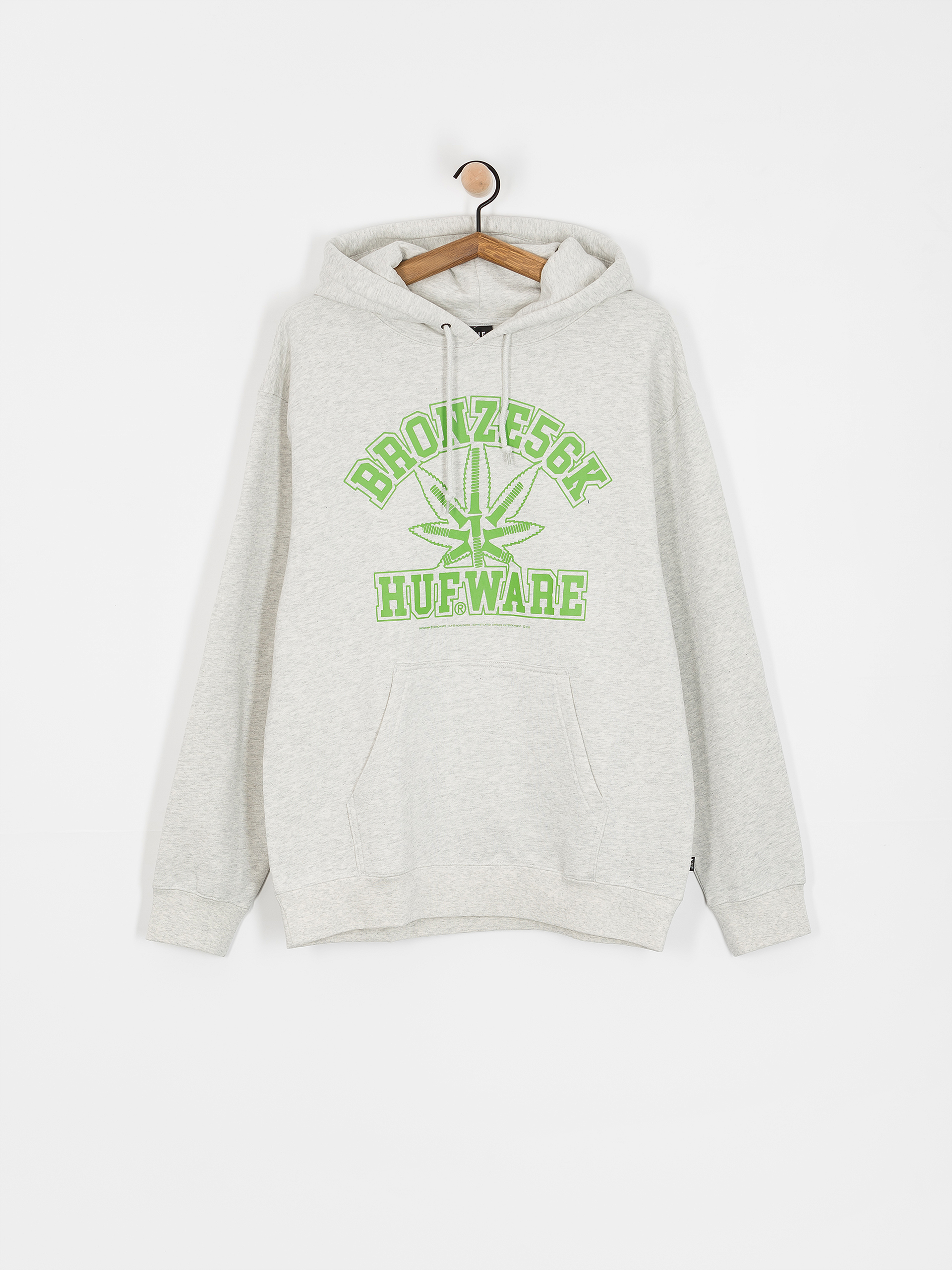HUF Hoodie X Bronze Plantware HD (ash)