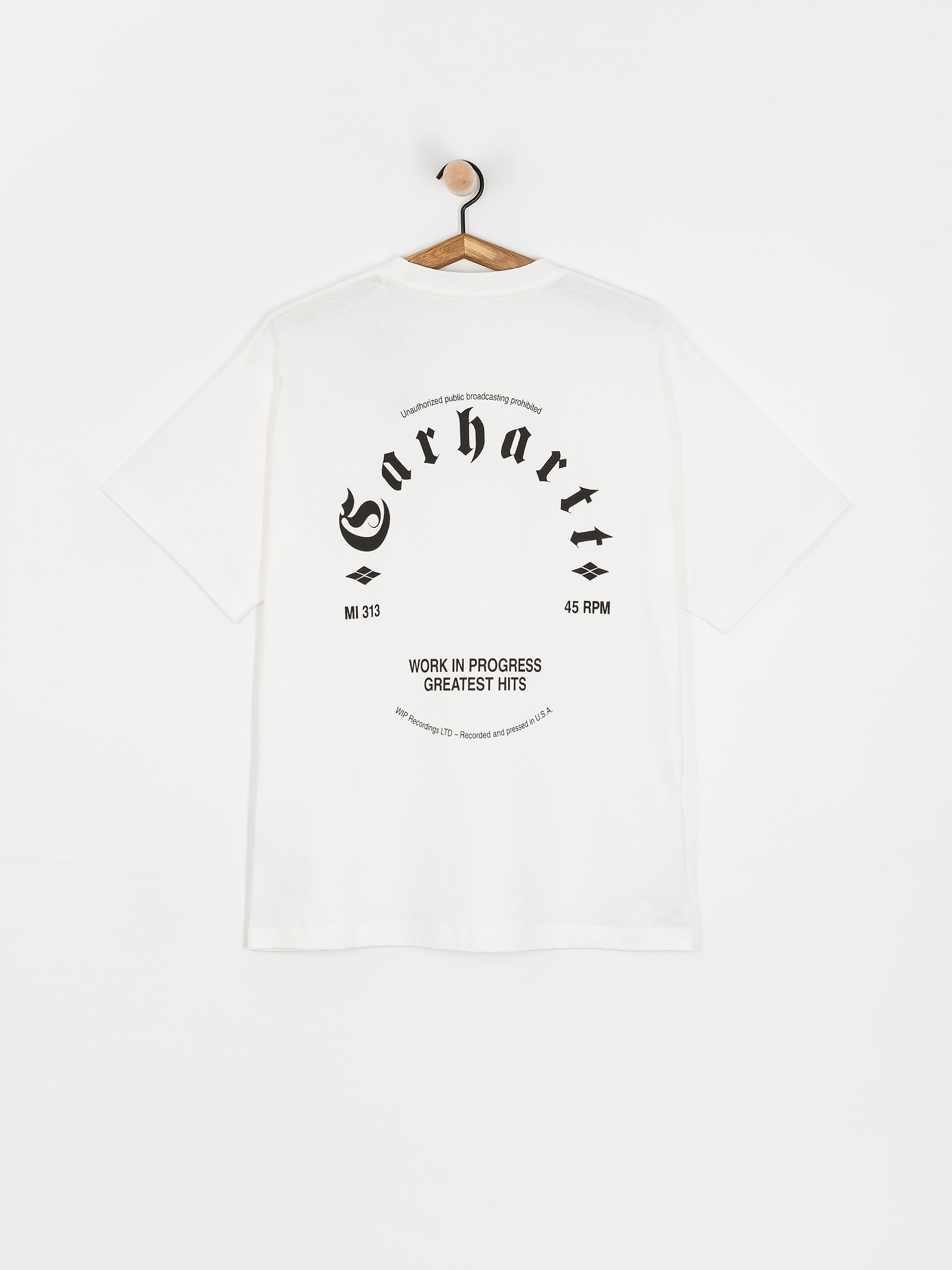 Carhartt WIP Greatest Hits T-Shirt (white/black)