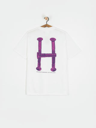 HUF T-Shirt X Bronze H Bolts TT (white)