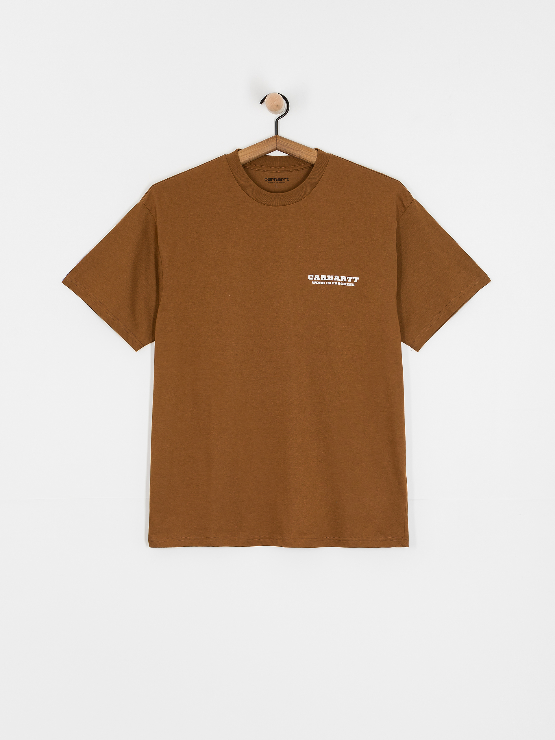 Carhartt WIP T-Shirt Runaway (hamilton brown/white)