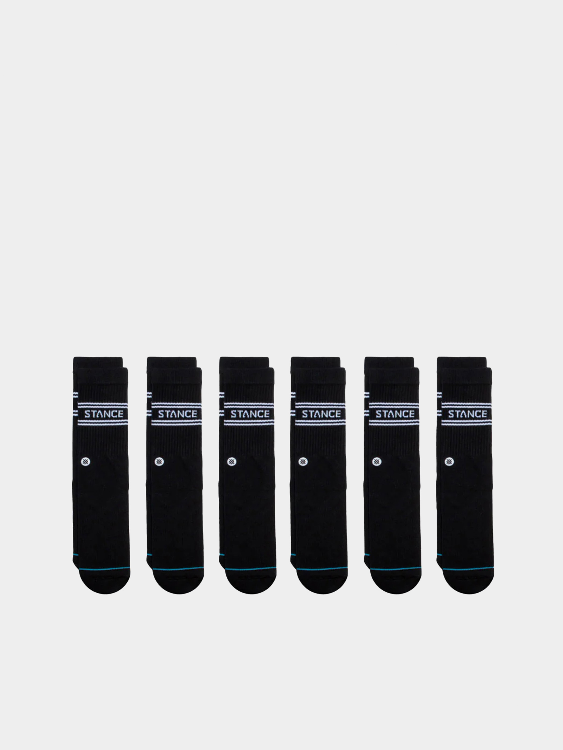 Stance Socks Basic Crew 6 Pack (black)