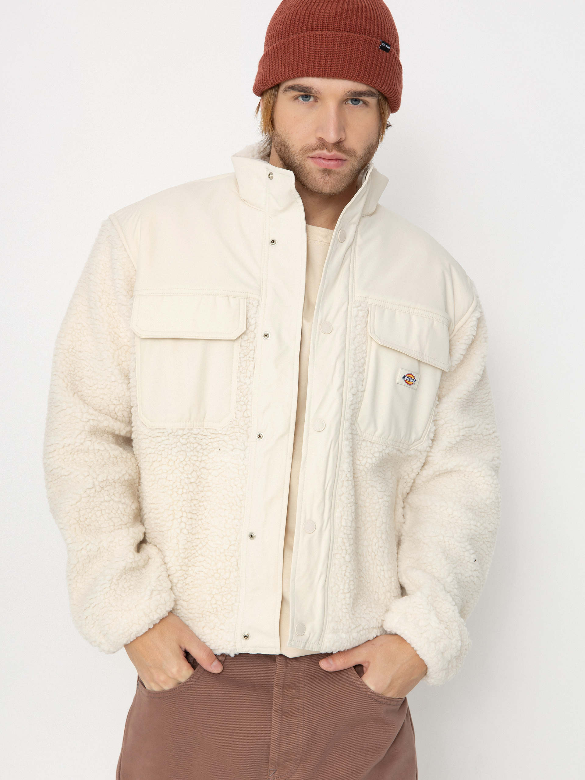 Herren Dickies Fleece Jacke Pinesdale (whitecap gray)