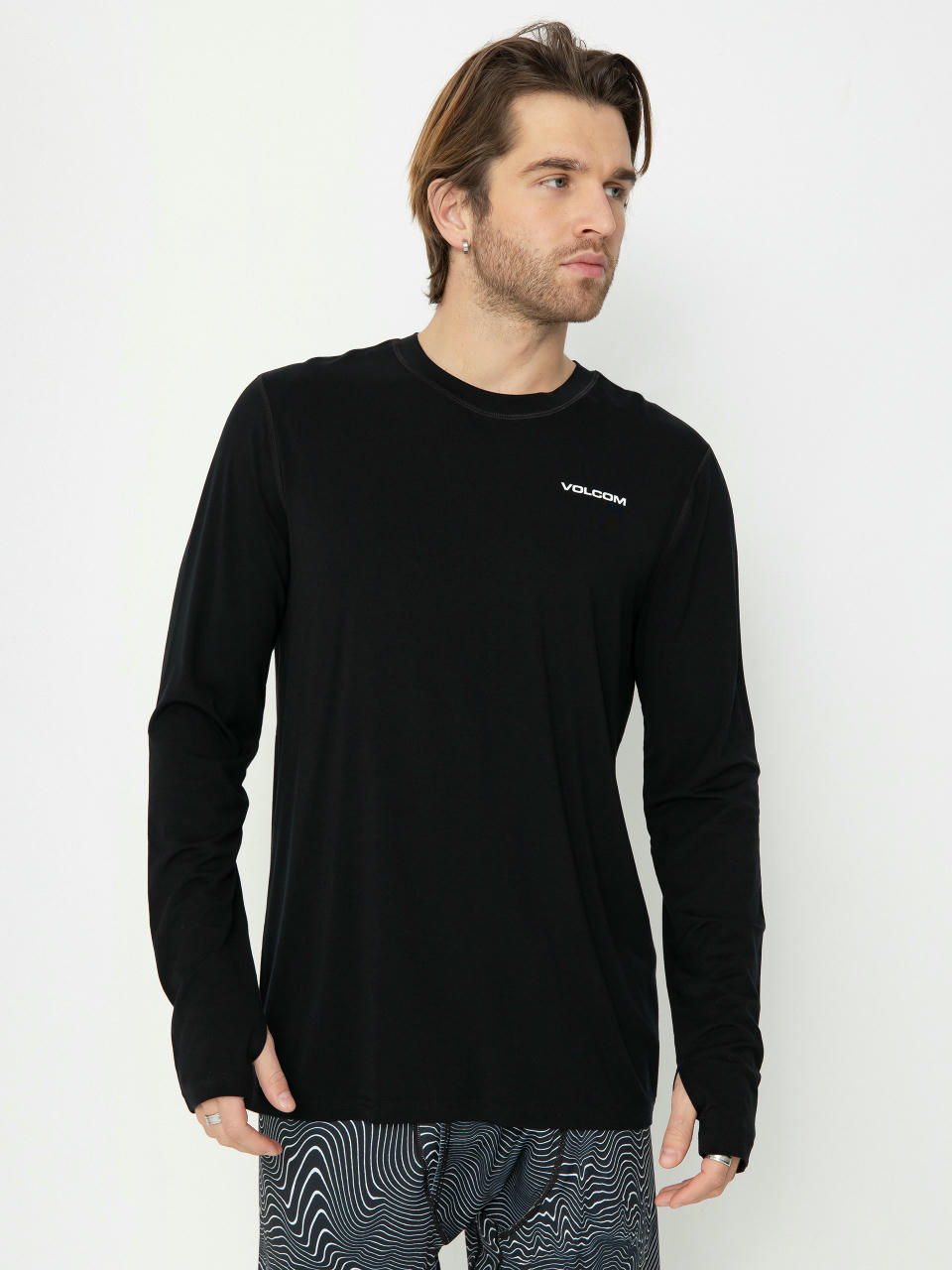 Volcom Longsleeve M Merino Blend Crew (black)