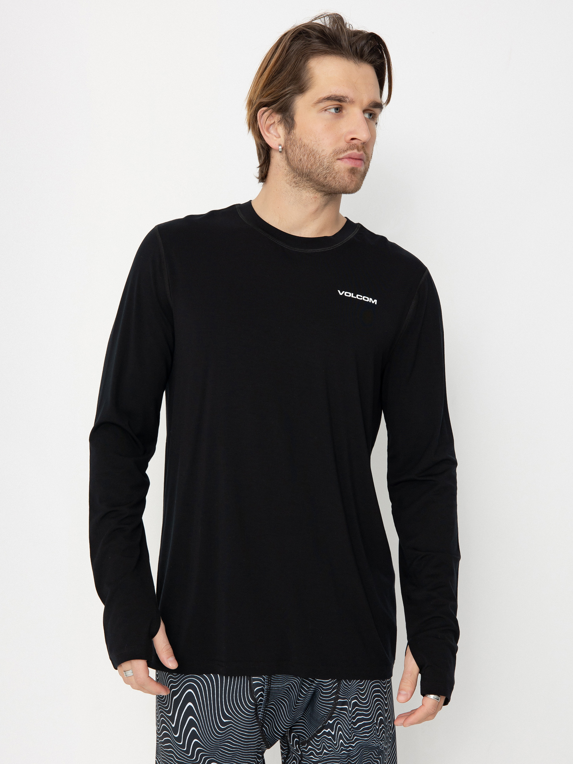 Volcom Longsleeve M Merino Blend Crew (black)