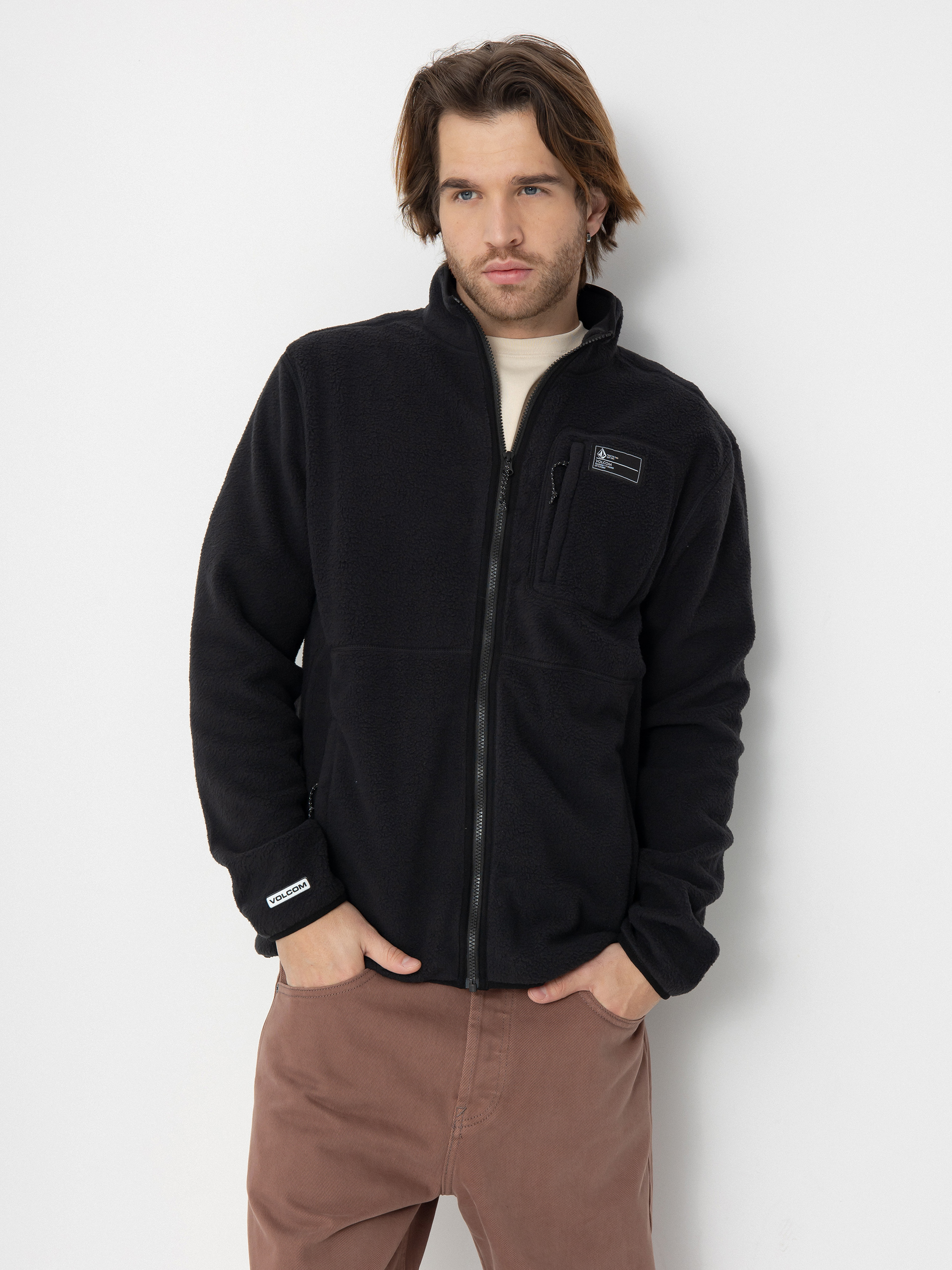 Volcom Active sweatshirt Fleecer Full Zip (black)