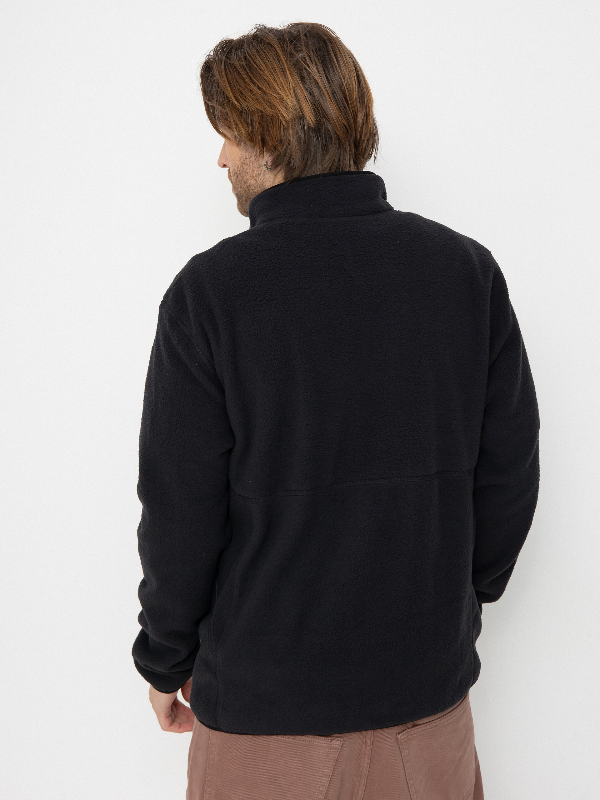 Mens Volcom Active sweatshirt Fleecer Full Zip (black)