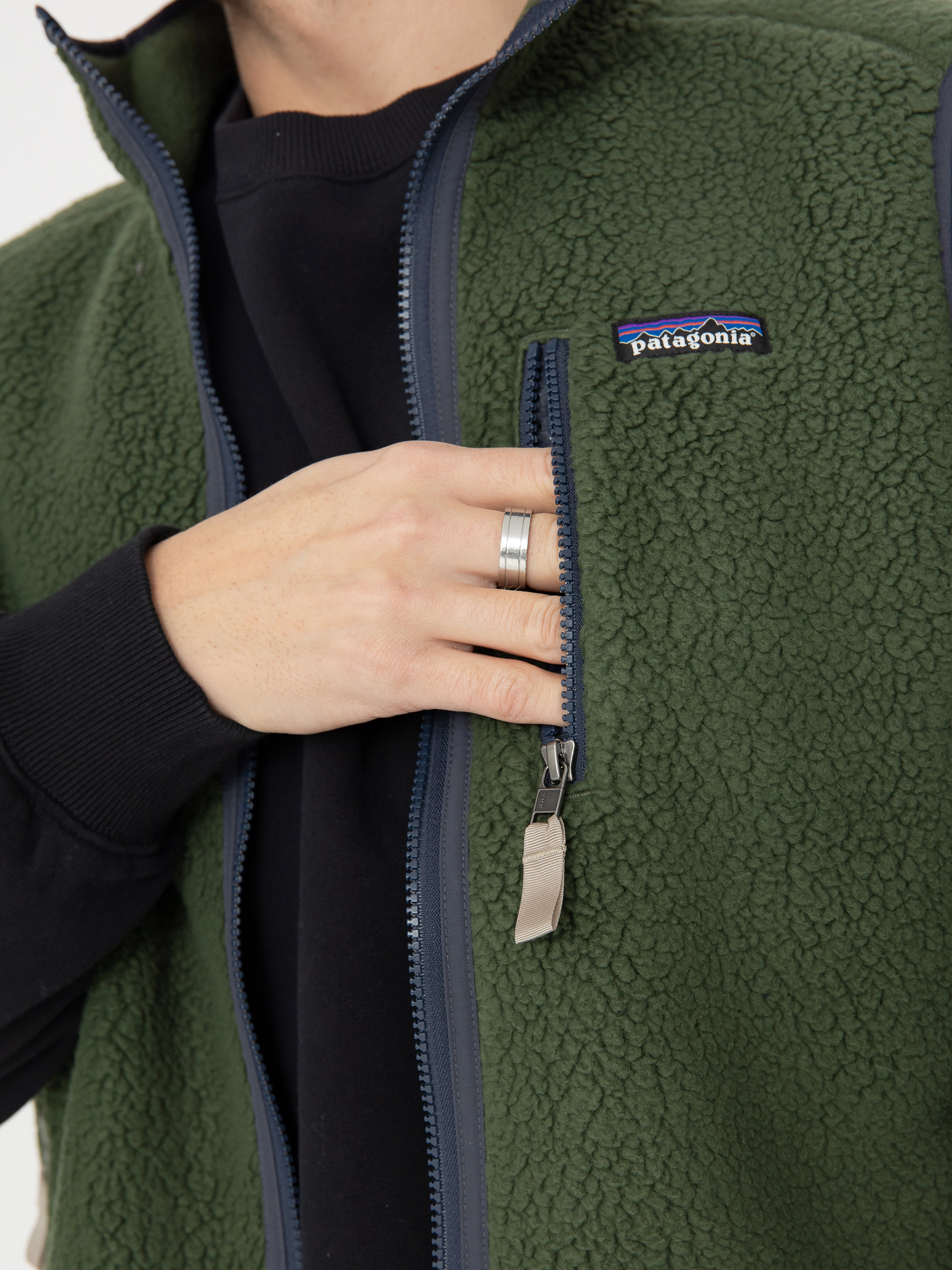 Patagonia Weste Retro Pile Vest (torrey pine green)