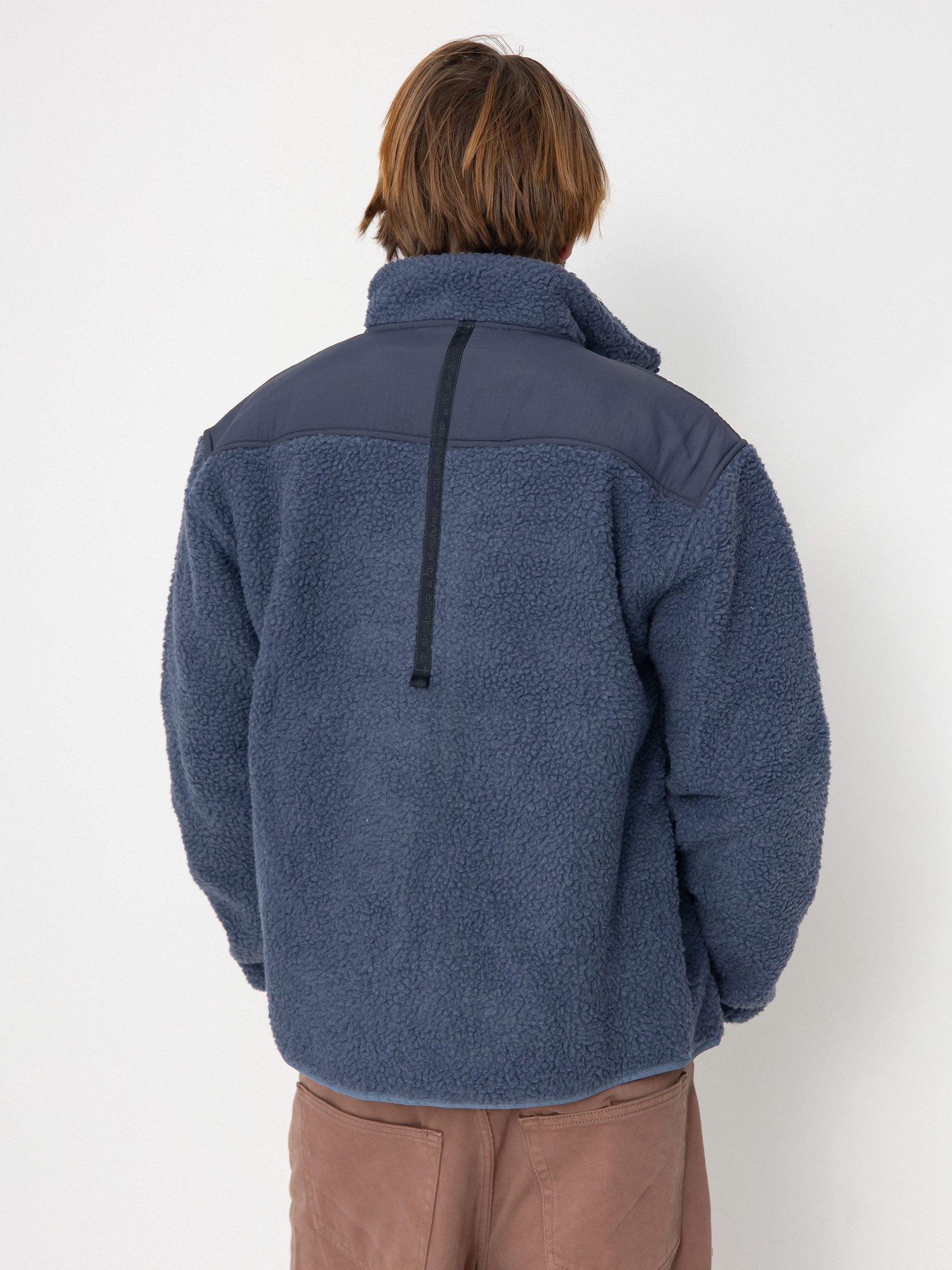 Mens Quiksilver Shallow Water FZ Fleece  (vintage indigo)