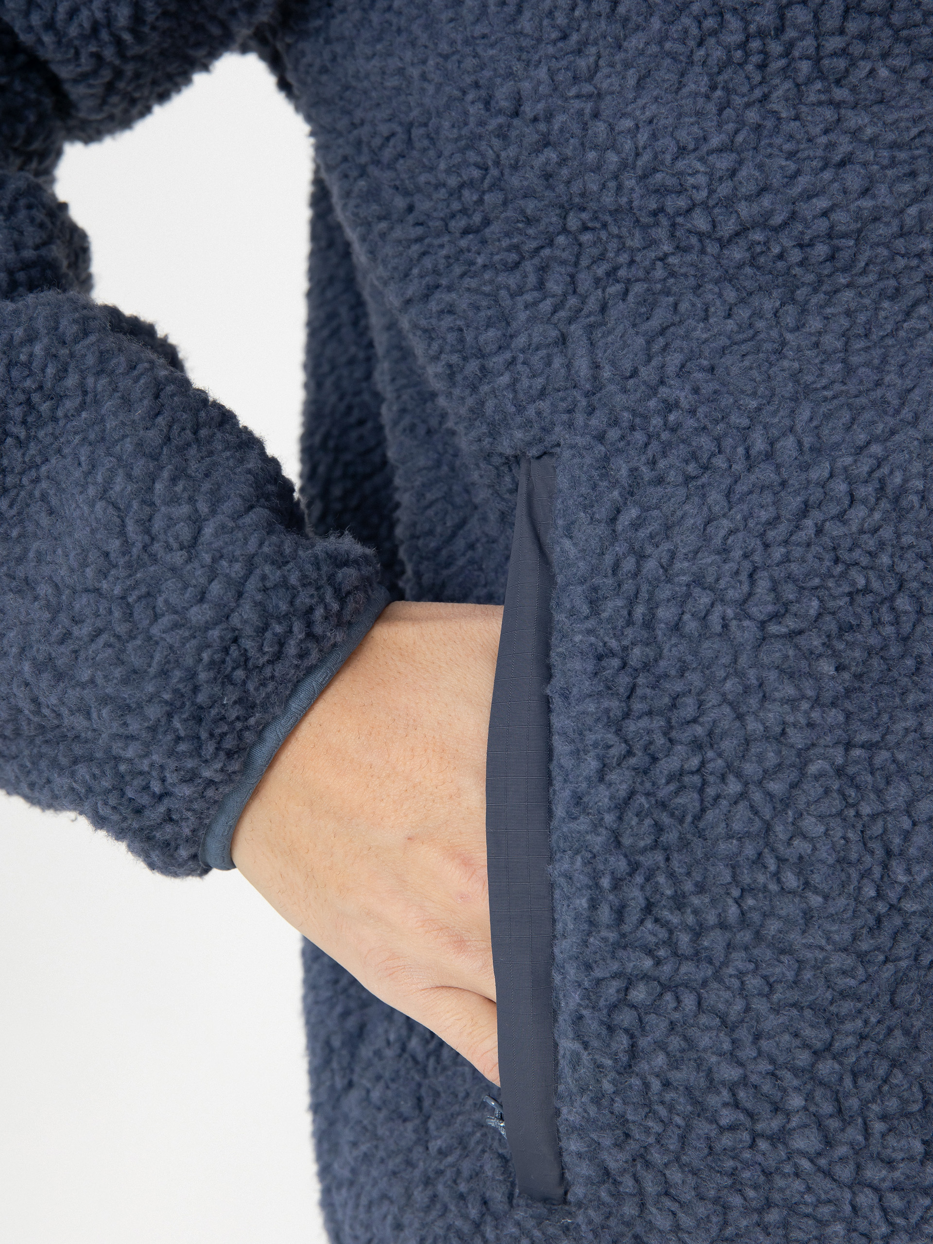 Mens Quiksilver Shallow Water FZ Fleece  (vintage indigo)