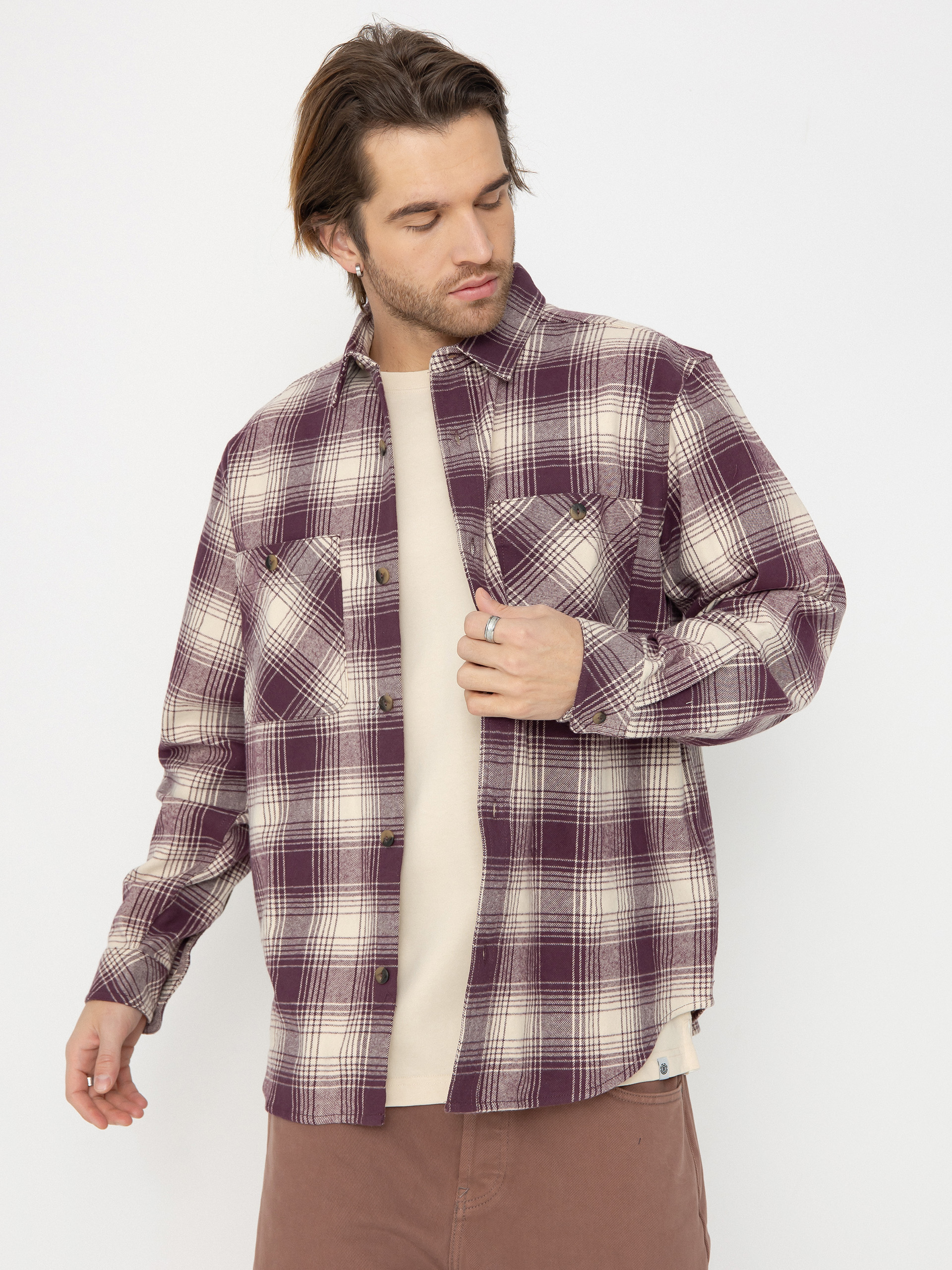 Element Hemd Hawthorne (plum perfect plaid)