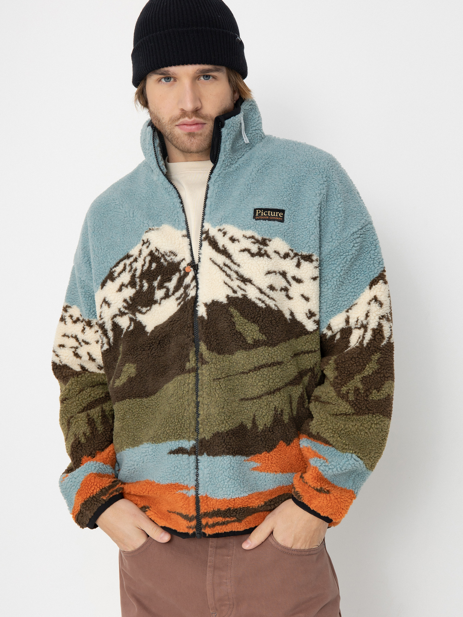 Mens Picture Fleece  Hafdals (mountain)