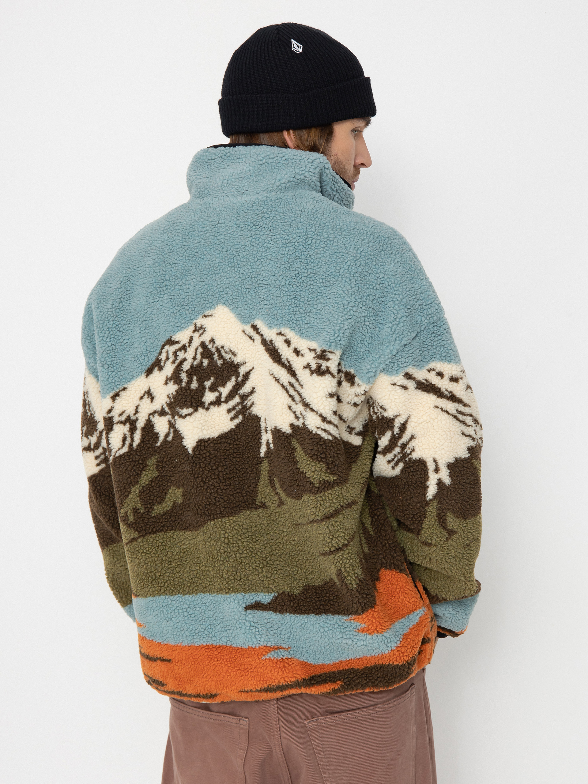 Herren Picture Fleece Jacke Hafdals (mountain)