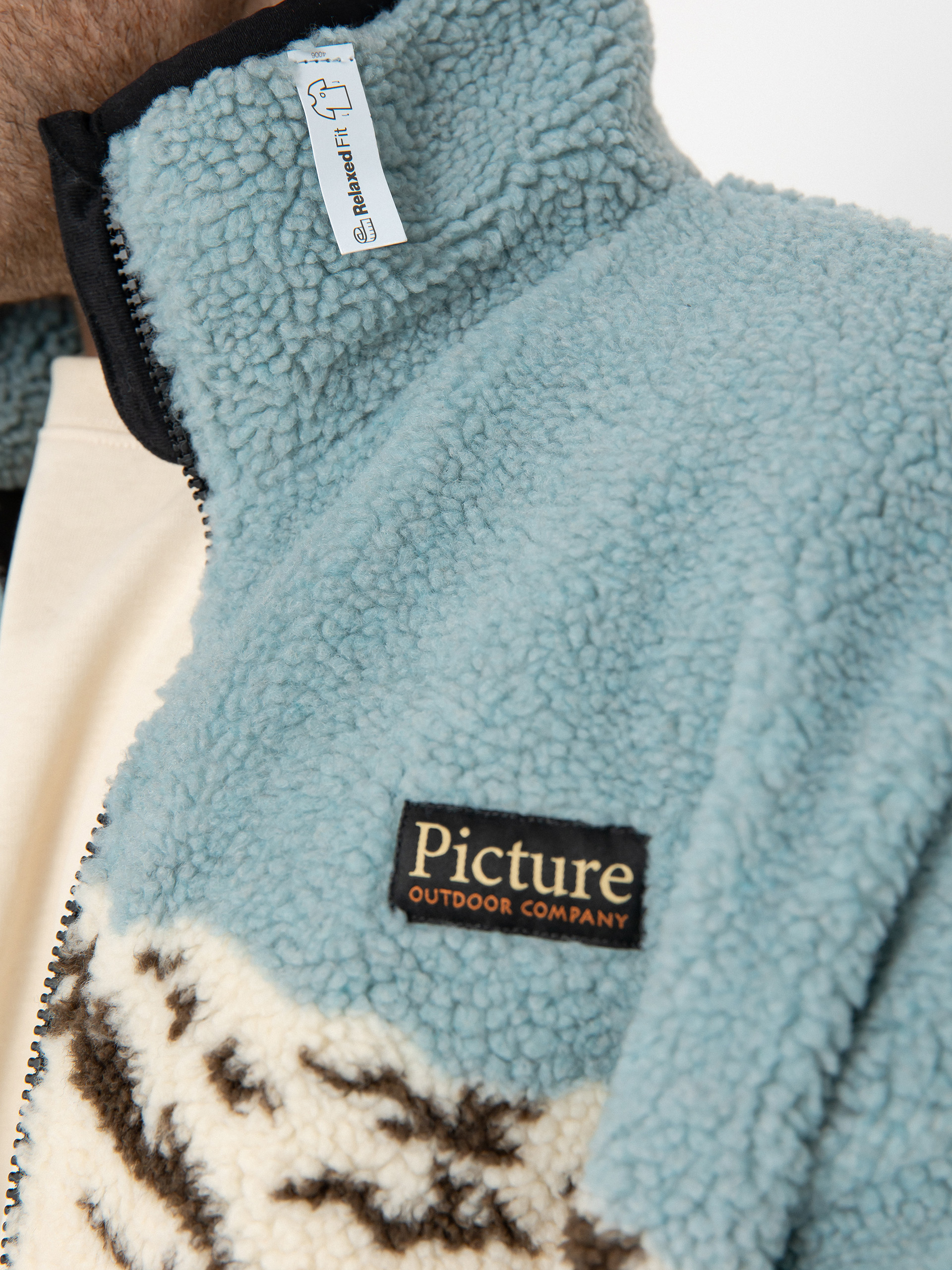 Herren Picture Fleece Jacke Hafdals (mountain)