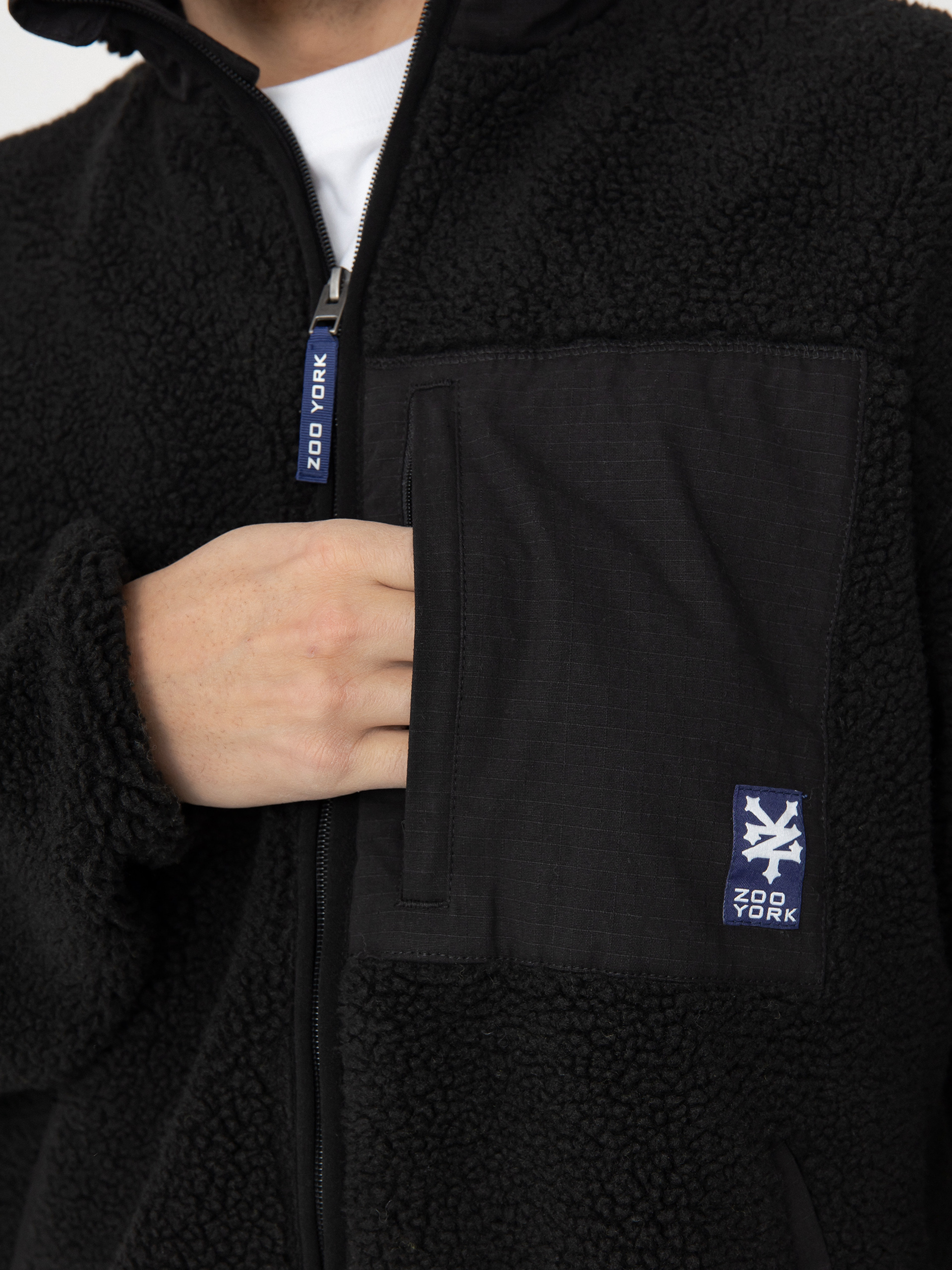 Zoo York Jacket Sherpa (black)