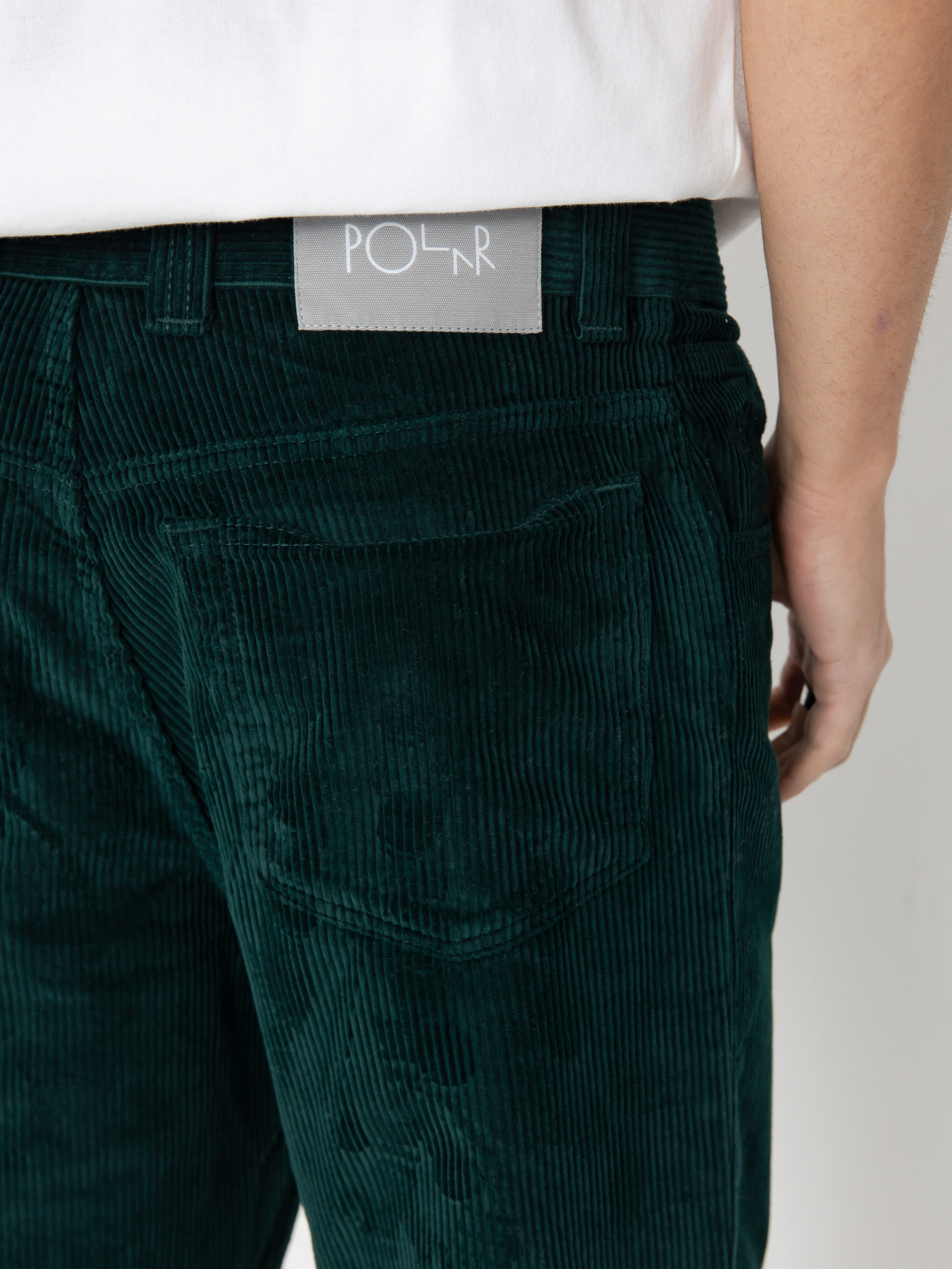 Polar Skate Pants 93! Cord - green (dark emerald)