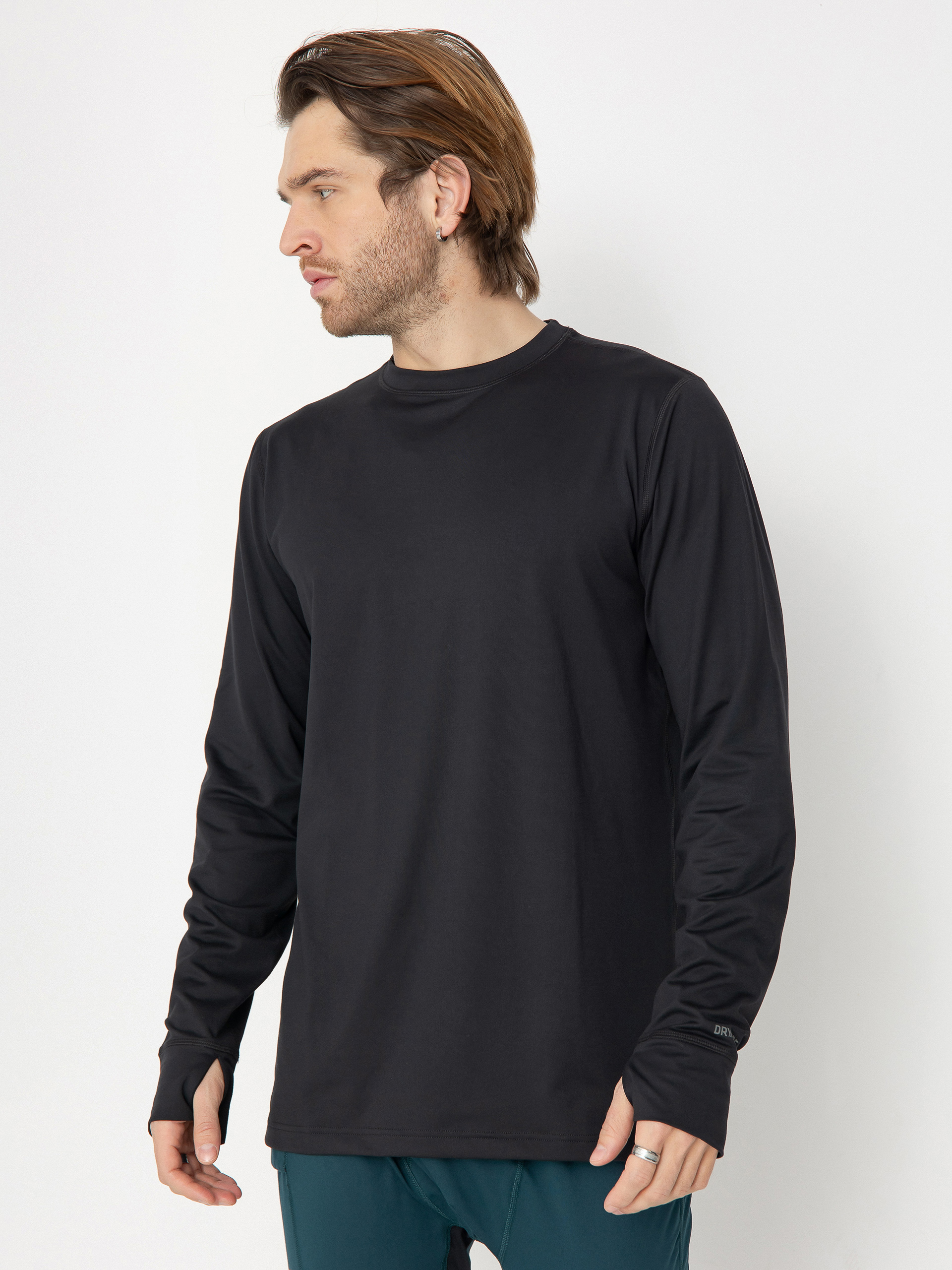 Burton Longsleeve Midweight Crew (true black)