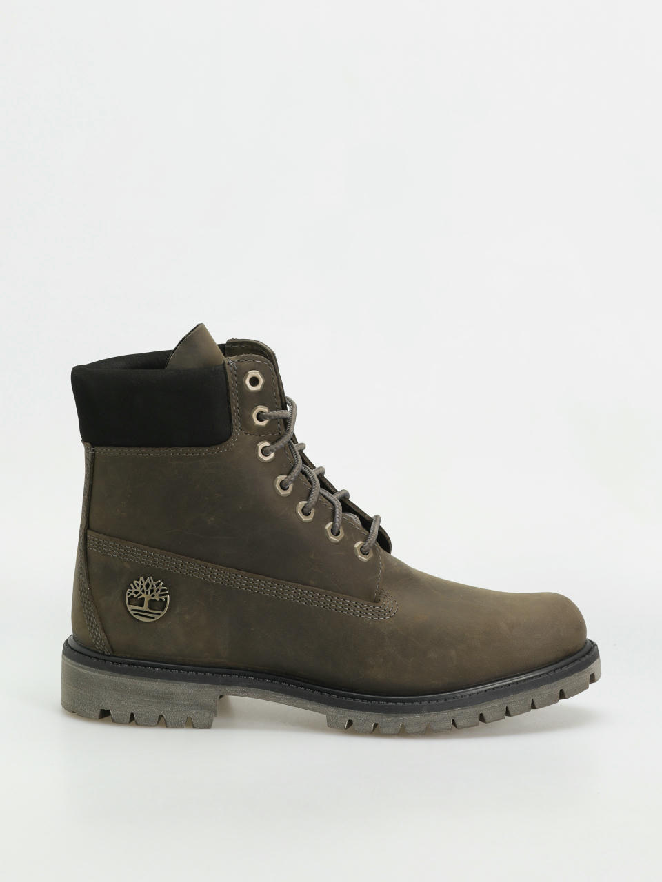 Timberland Premium 6 In Lace winter shoes (medium grey full grain)