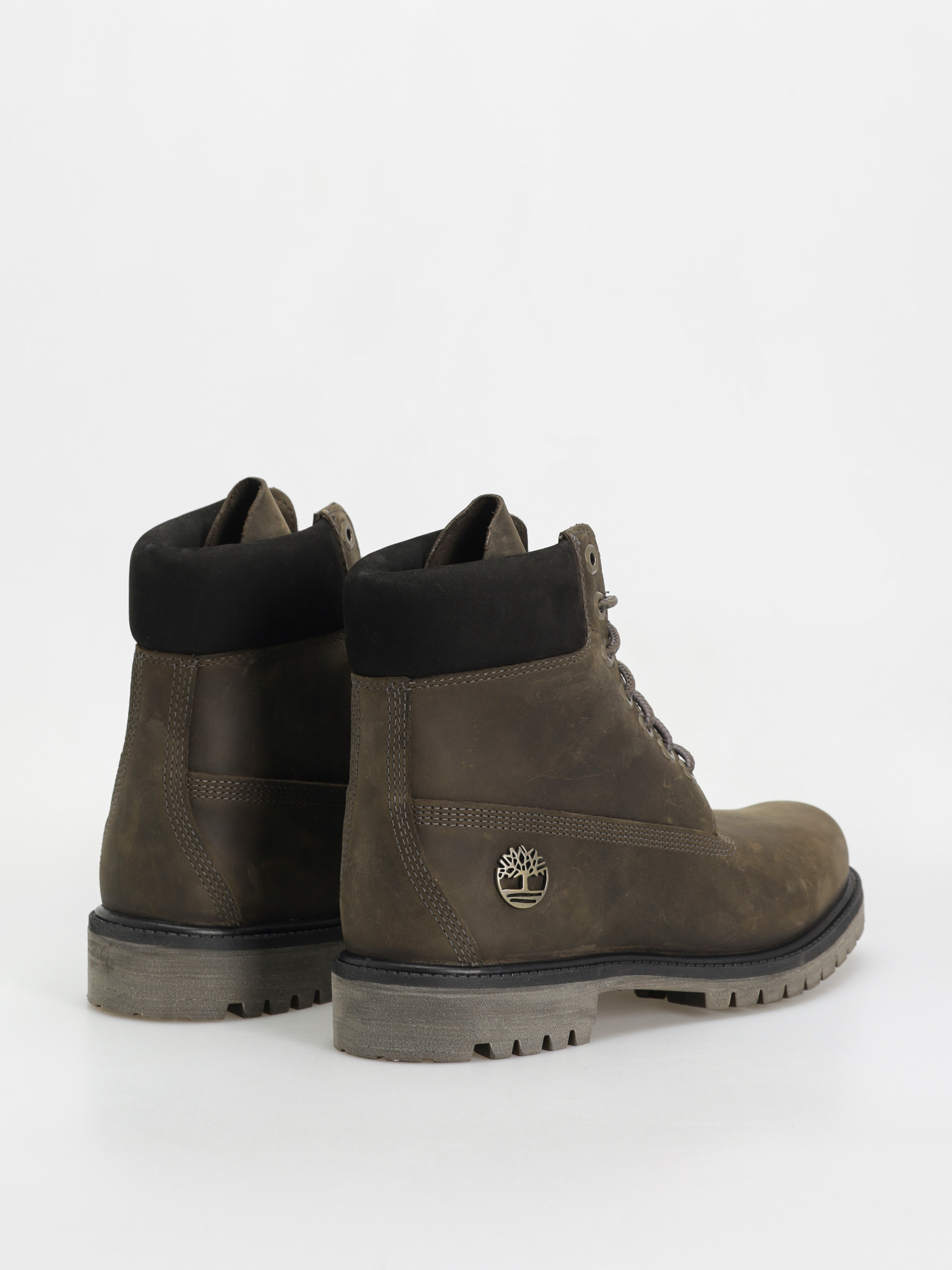 Timberland Premium 6 In Lace Winterschuhe (medium grey full grain)