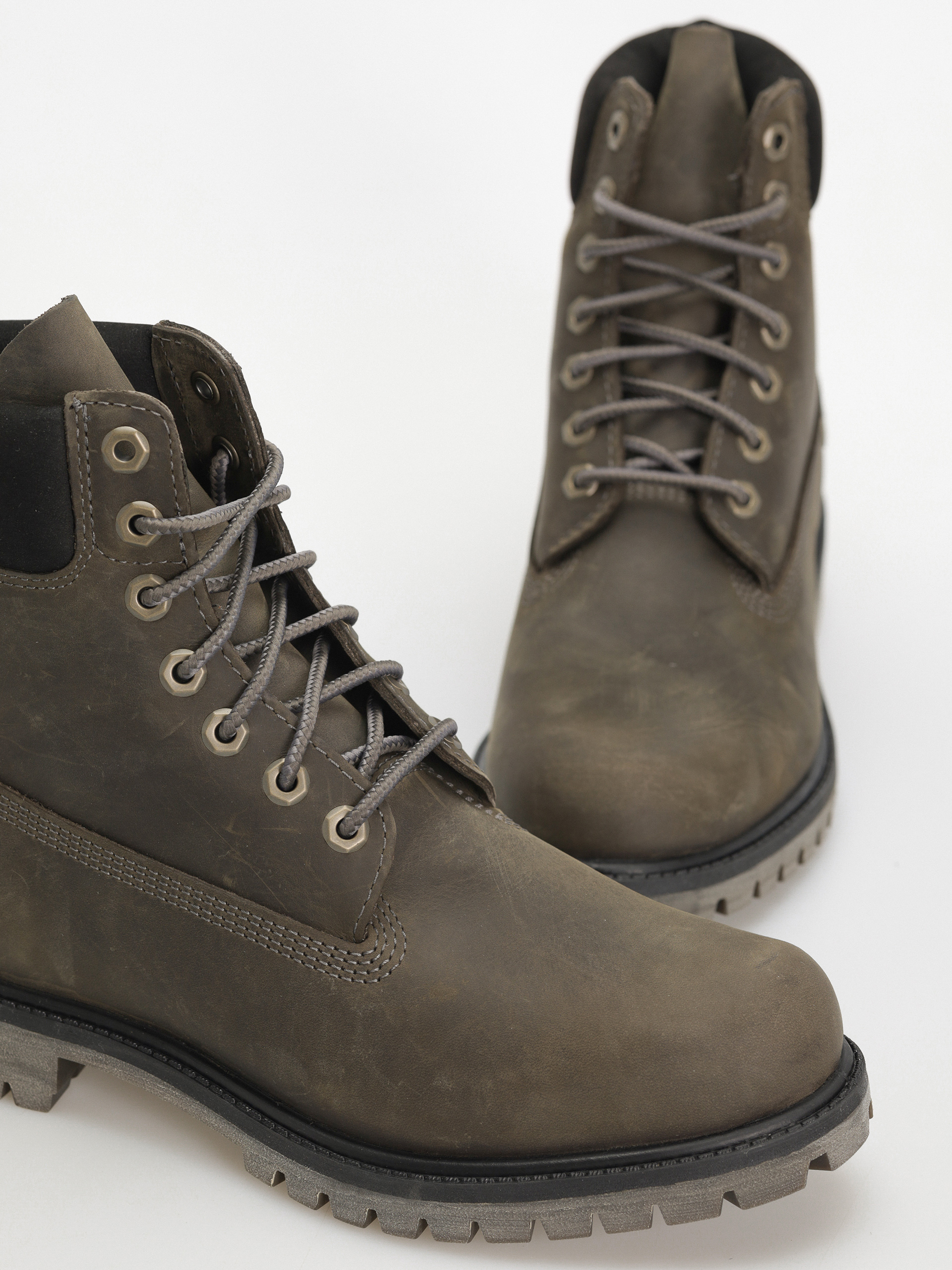 Timberland Premium 6 In Lace Winterschuhe (medium grey full grain)