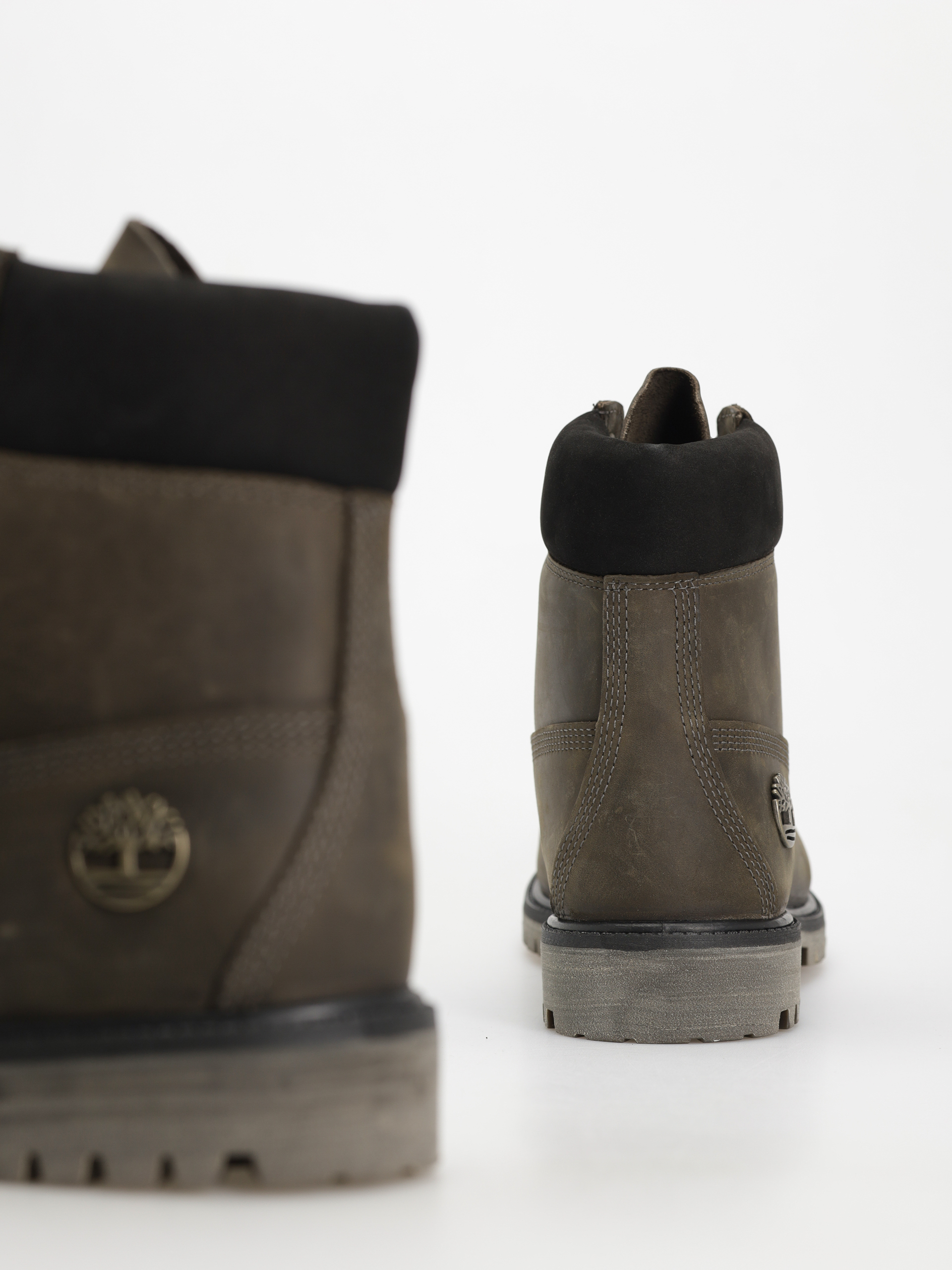 Timberland Premium 6 In Lace Winterschuhe (medium grey full grain)