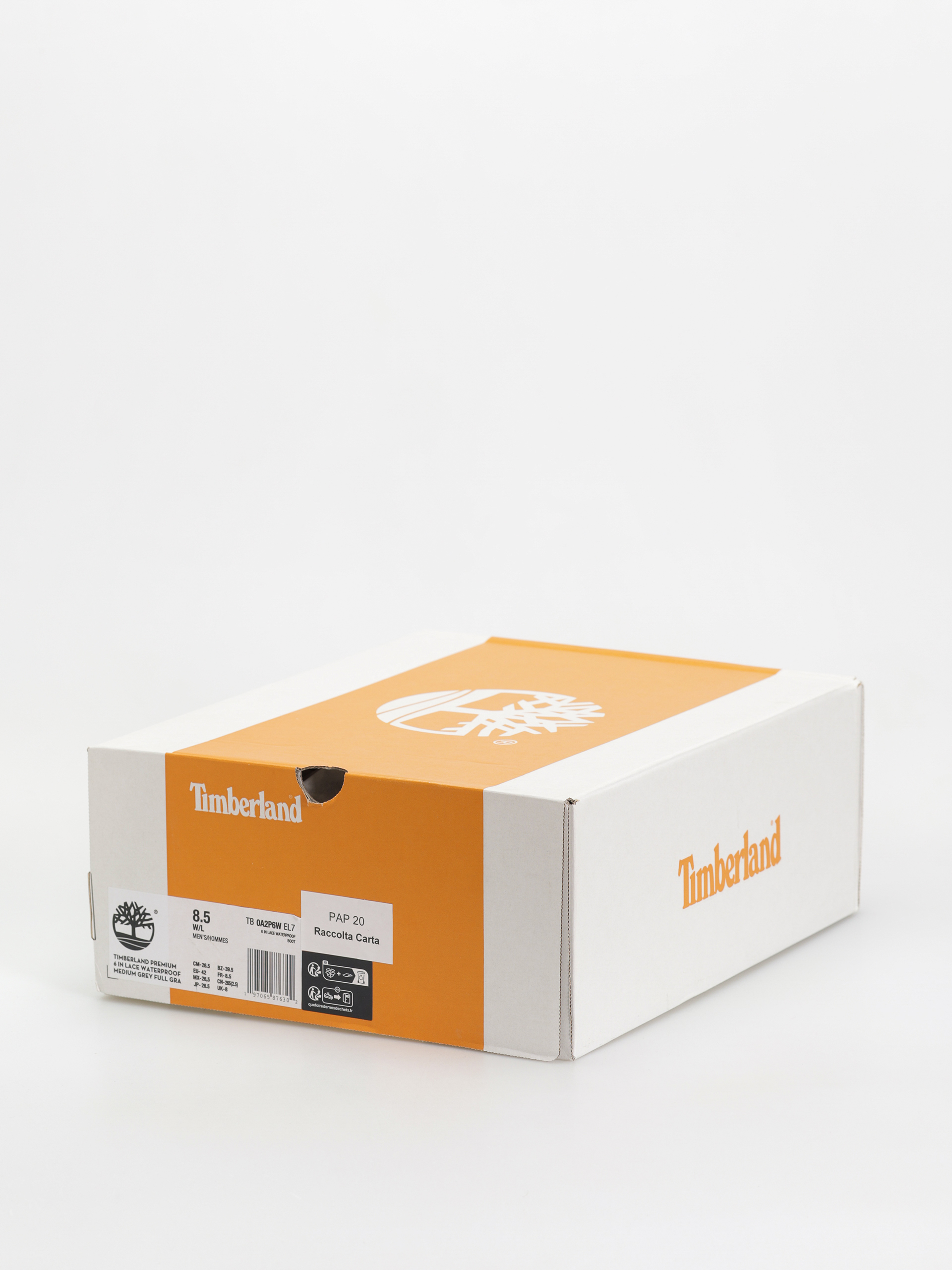 Timberland Premium 6 In Lace Winterschuhe (medium grey full grain)