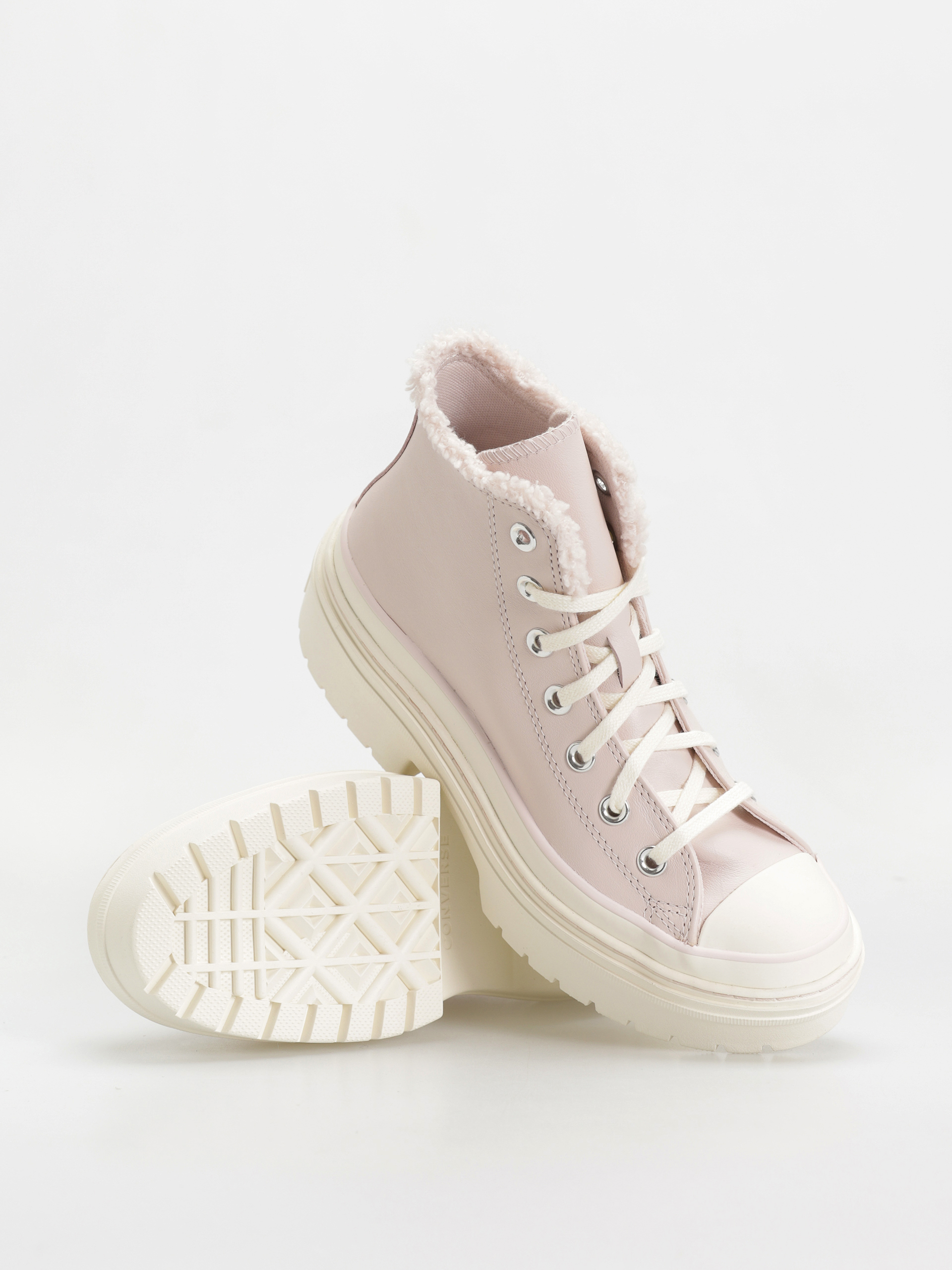Converse Schuhe Chuck Taylor All Star Lugged Heel Sherpa Wmn (blush hush/egret/egret)