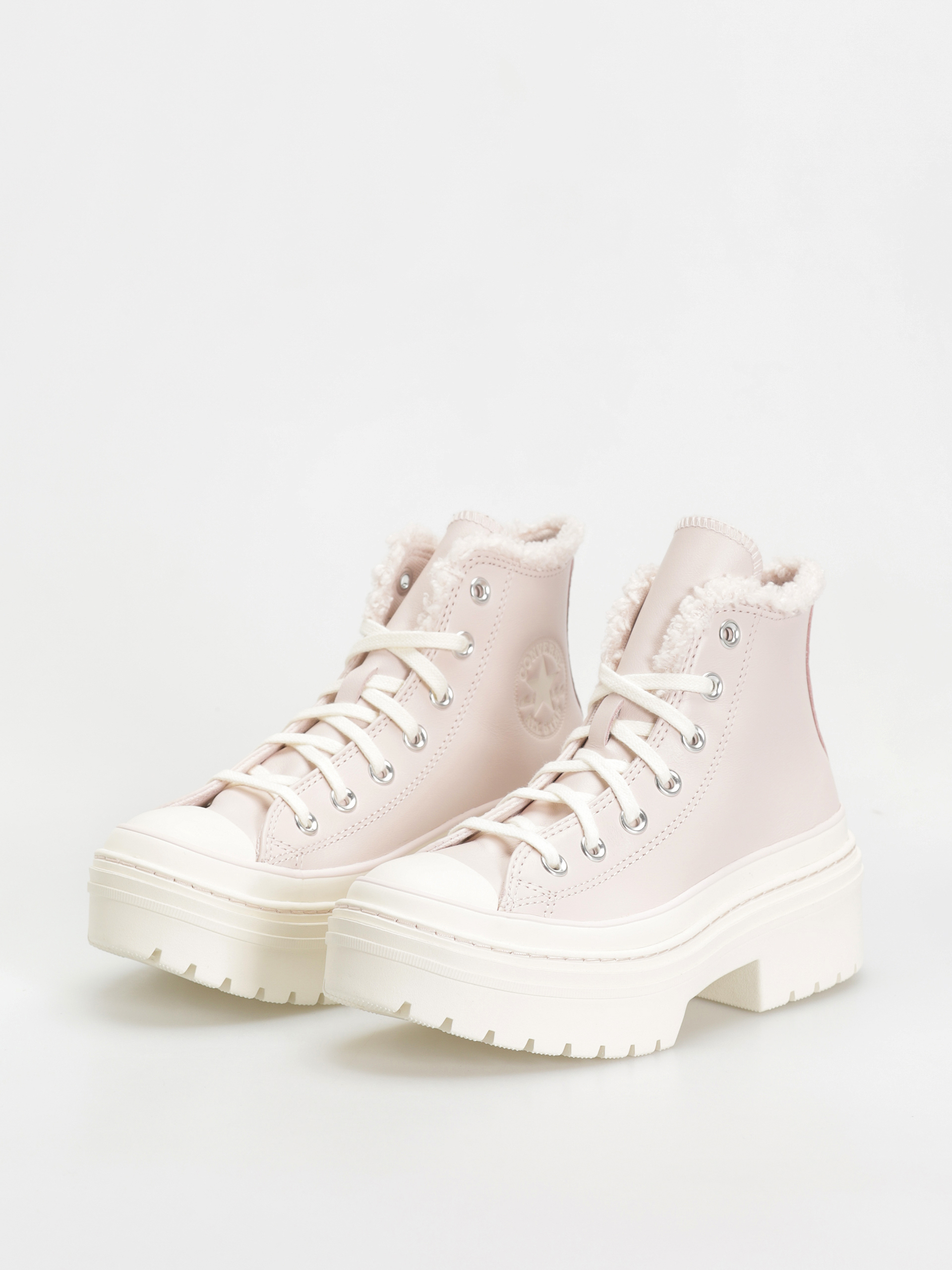 Converse Shoes Chuck Taylor All Star Lugged Heel Sherpa Wmn (blush hush/egret/egret)