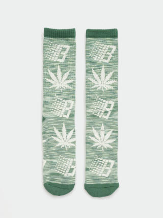 HUF X Bronze Plantlife Marled Socken (green)