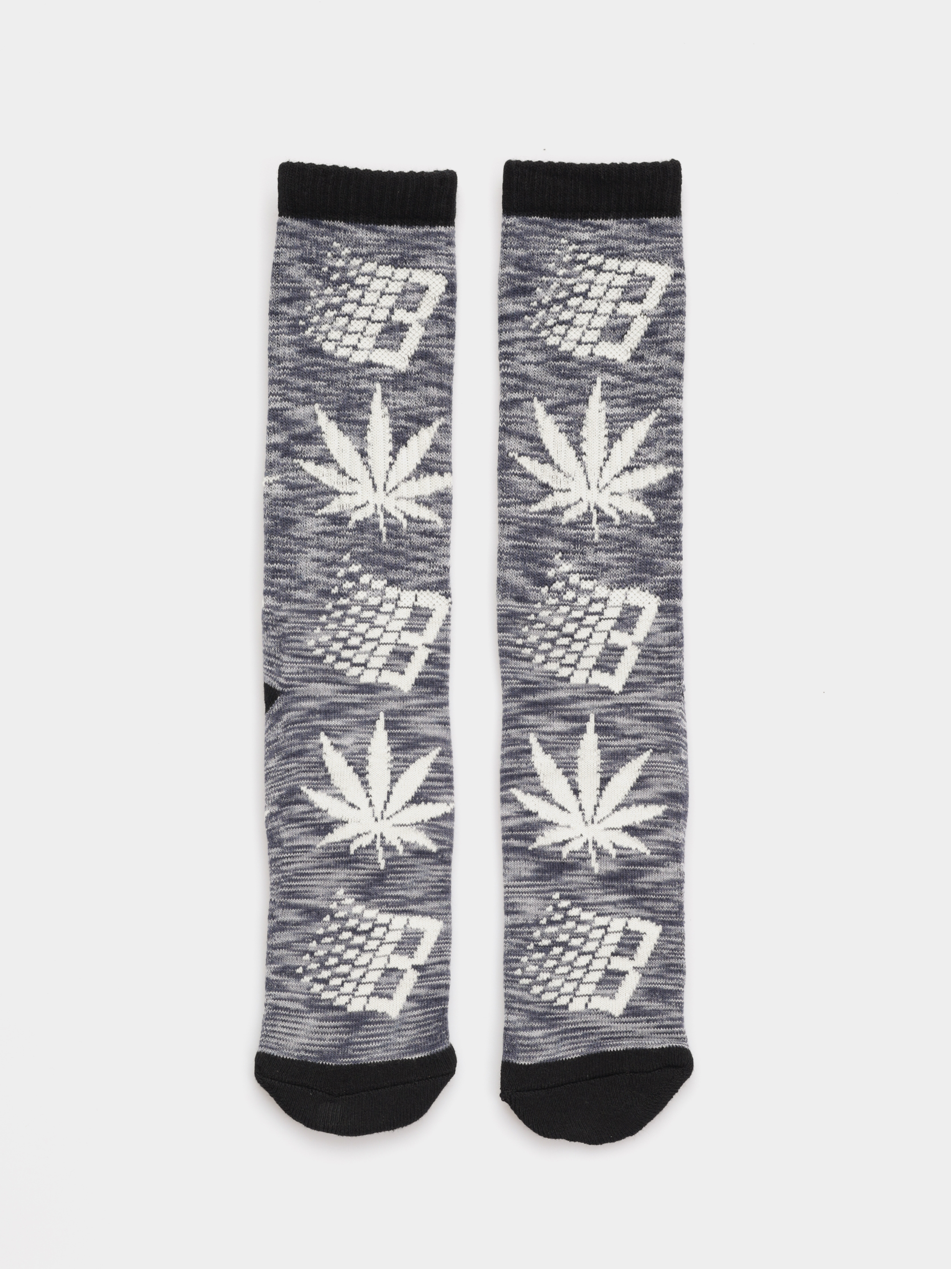 HUF X Bronze Plantlife Marled Socken (black)