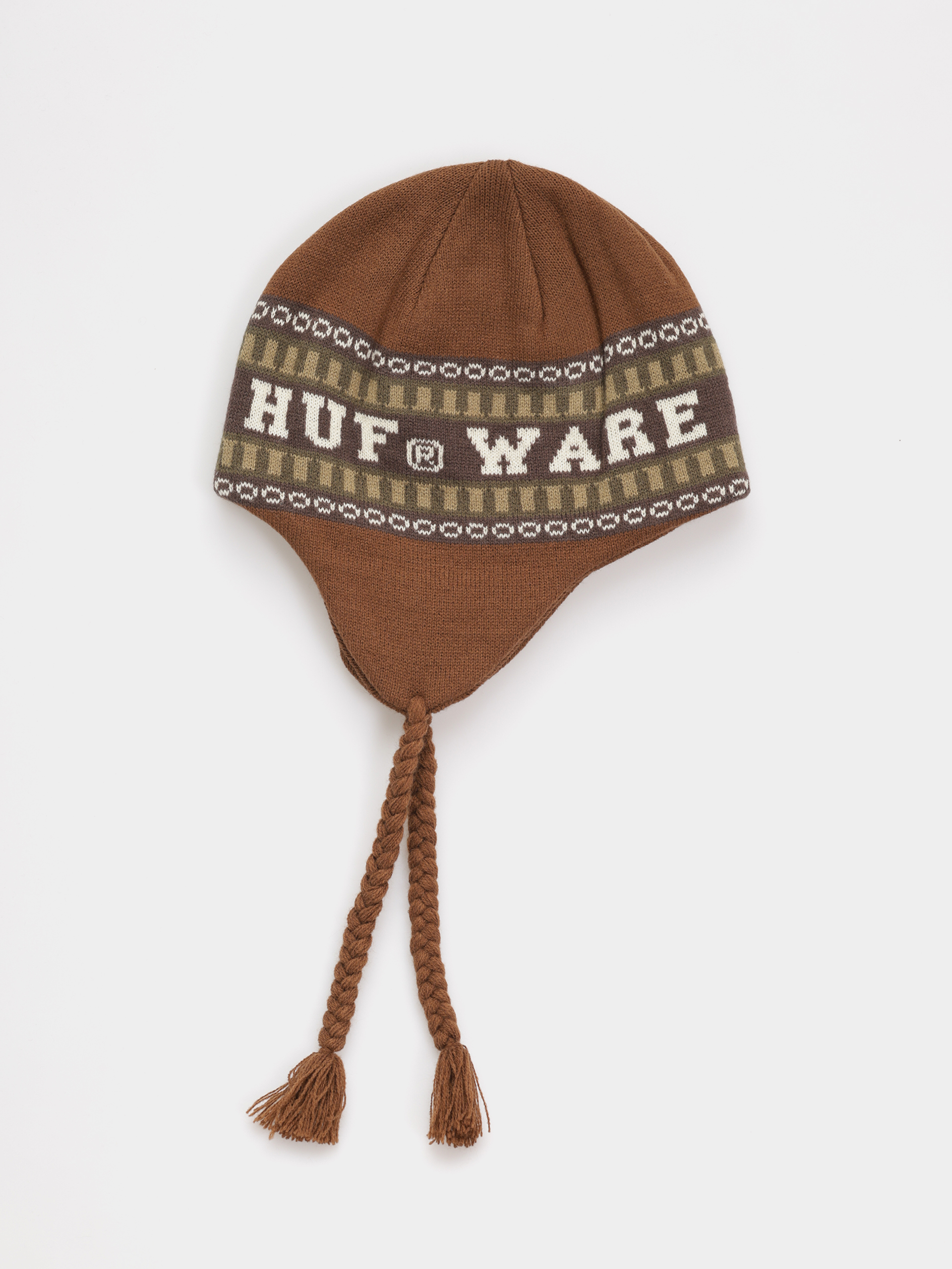 HUF X Bronze Flap Beanie (brown)