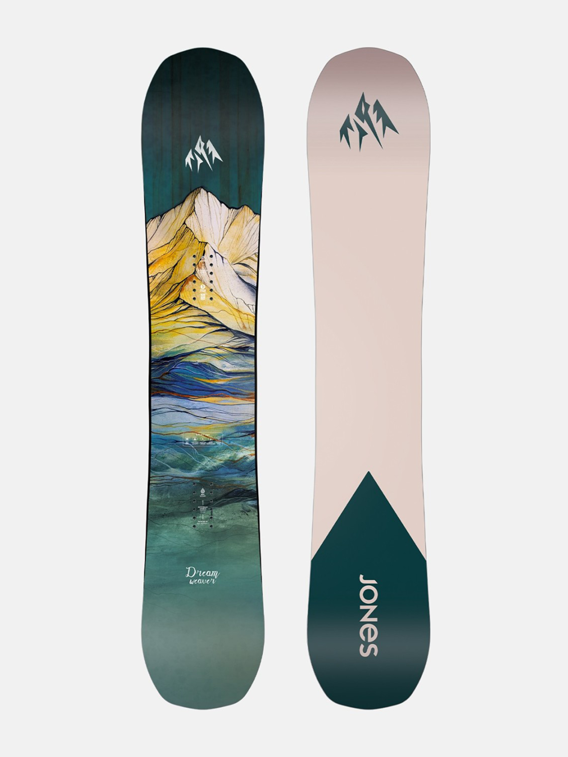 Jones Snowboards Snowboard Dream Weaver Wmn (white/dark teal)