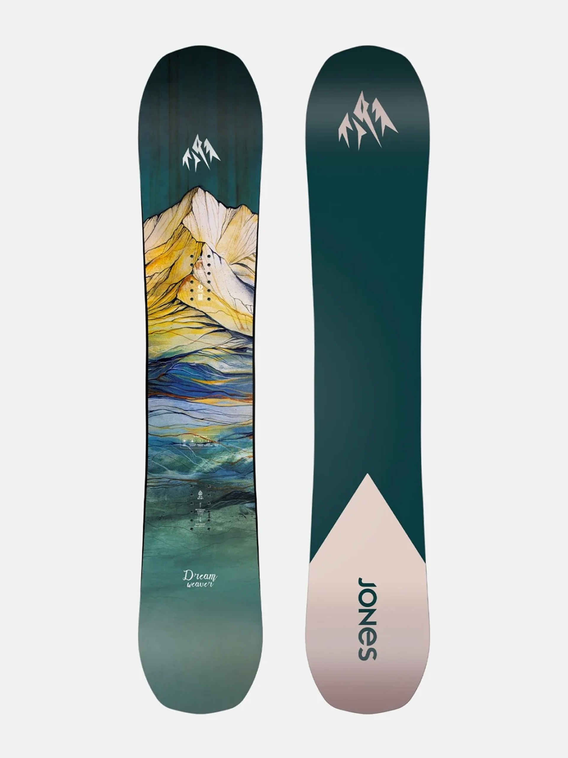 Jones Snowboards Snowboard Dream Weaver Wmn - blue, green, multicolor (dark teal/white) Jones Snowboards Snowboard Dream Weaver Wmn - blue, green, multicolor (dark teal/white)