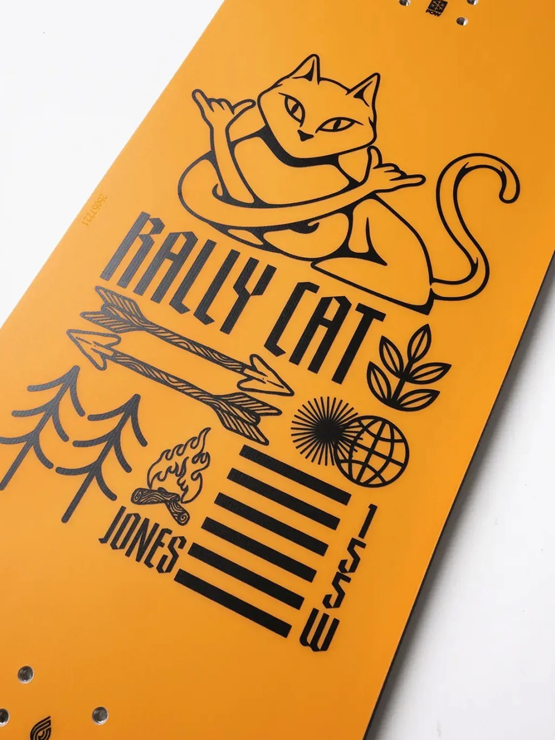 Jones Snowboards Snowboard Rally Cat - orange (orange/black)