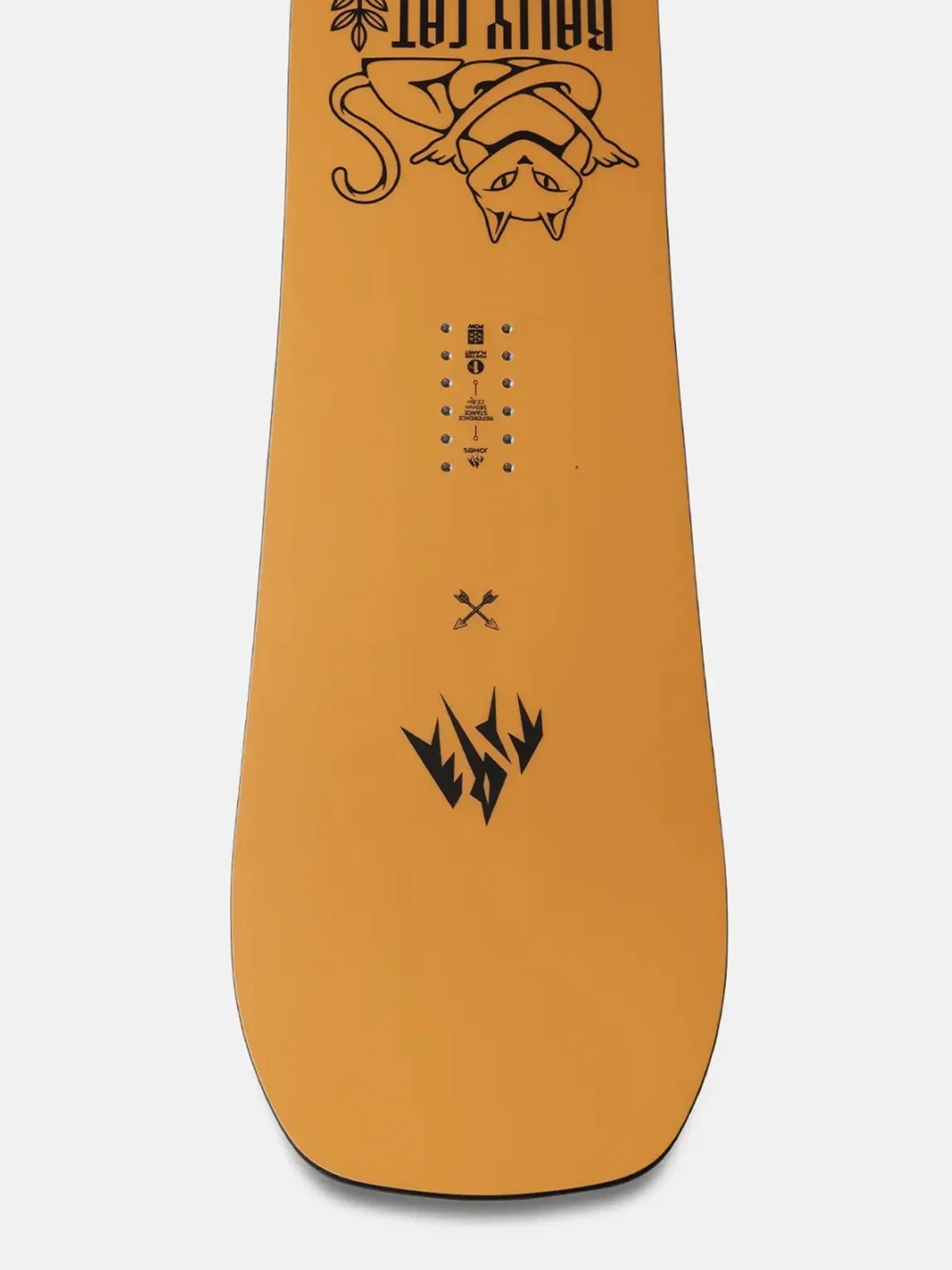 Mens Jones Snowboards Snowboard Rally Cat (orange/black)