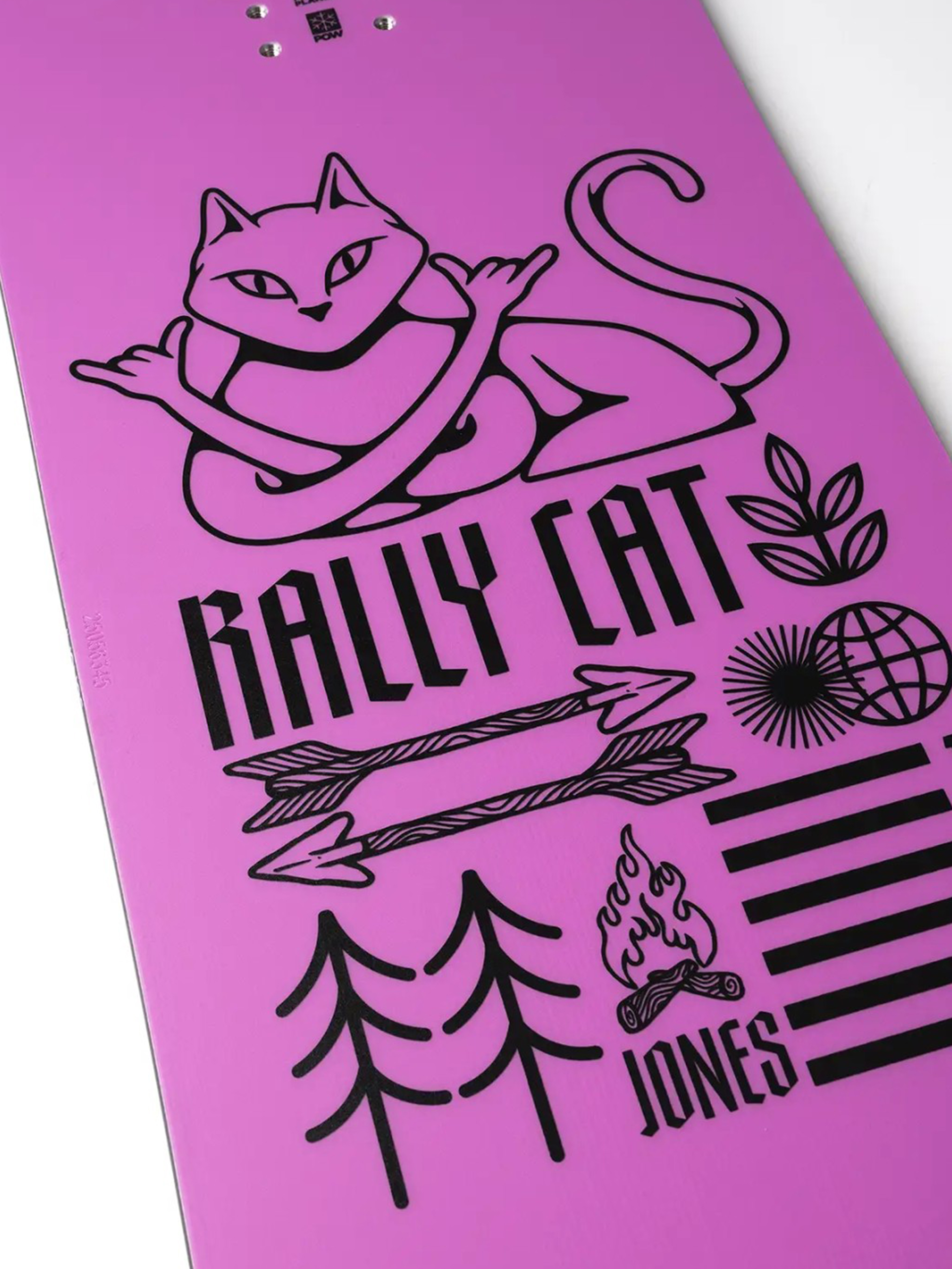 Womens Jones Snowboards Snowboard Rally Cat (pink/black)