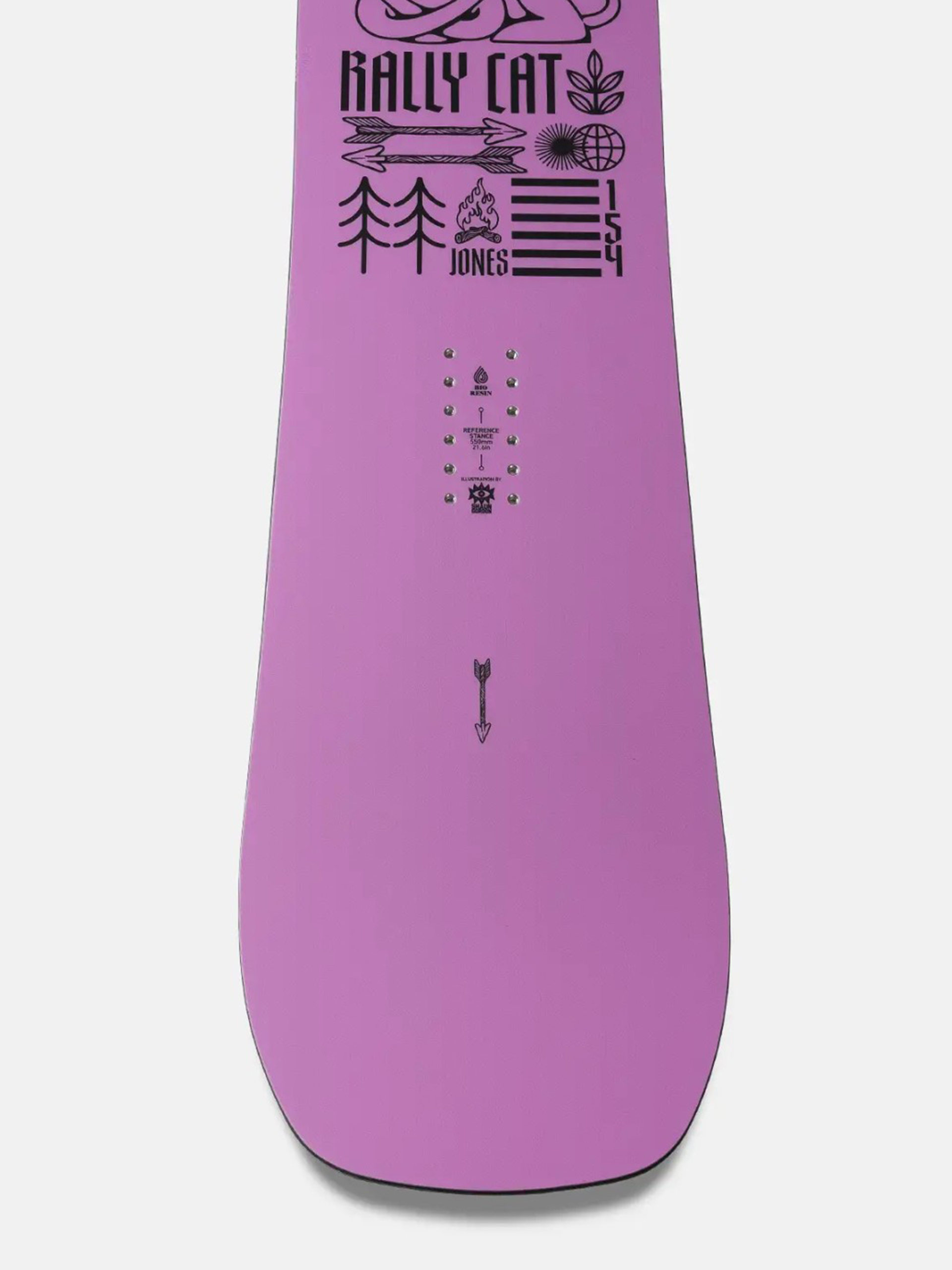 Womens Jones Snowboards Snowboard Rally Cat (pink/black)