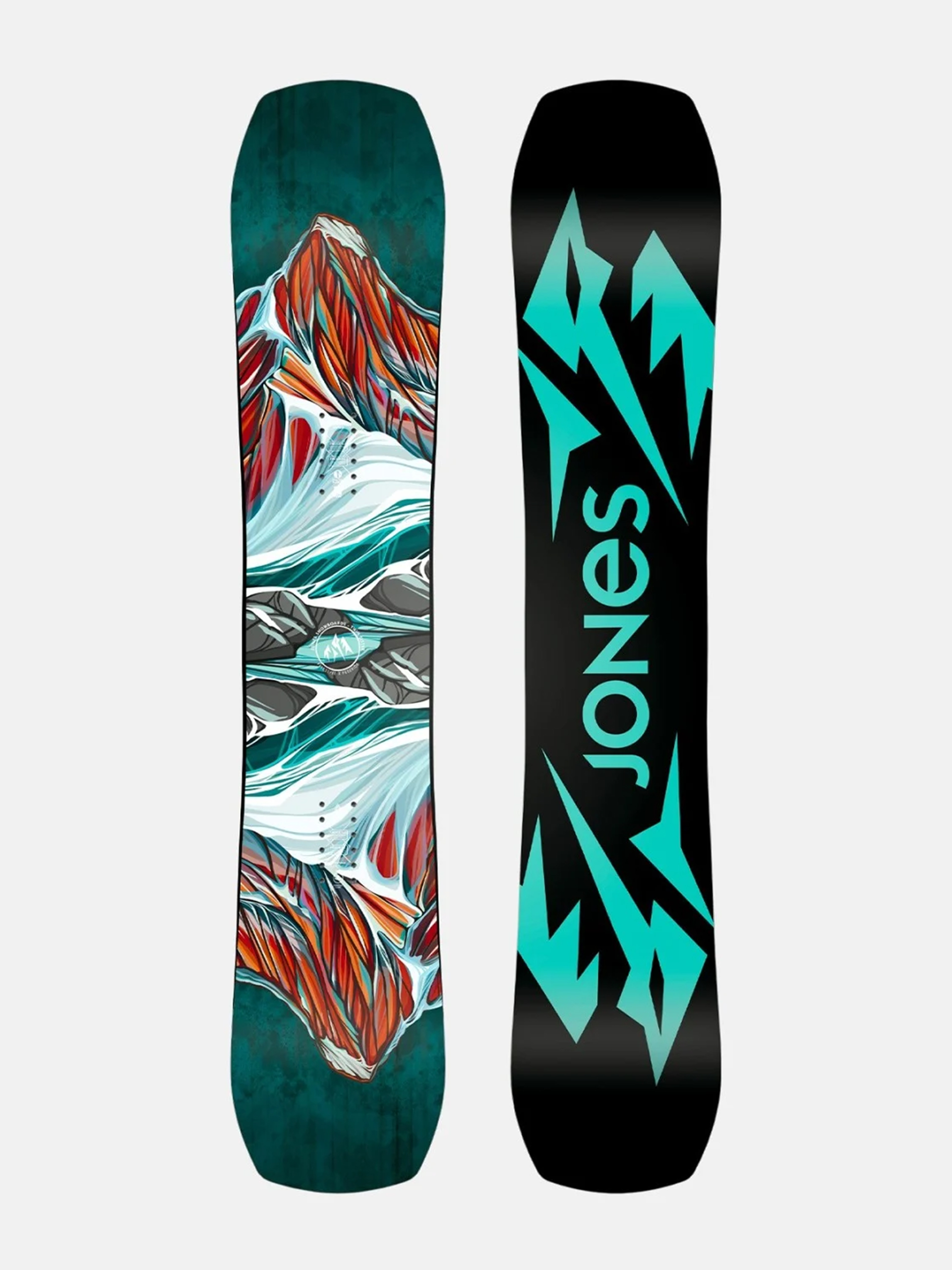 Womens Jones Snowboards Snowboard Twin Sister (black/mint)