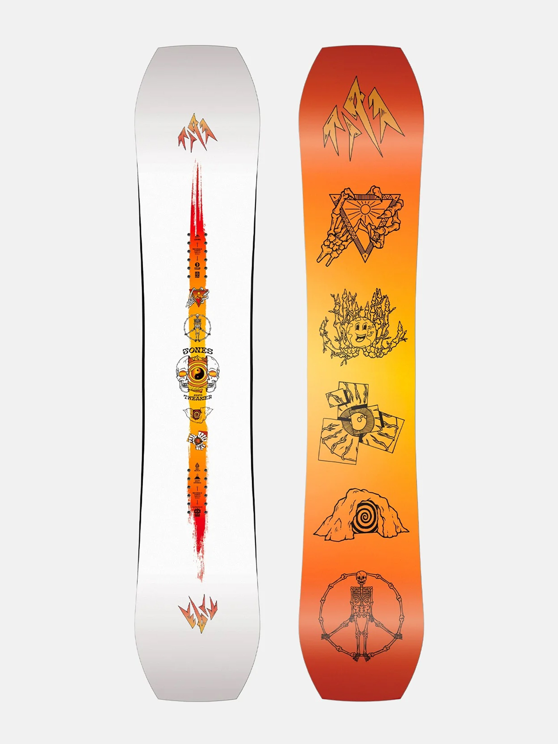 Jones Snowboards Snowboard Tweaker (orange/yellow)