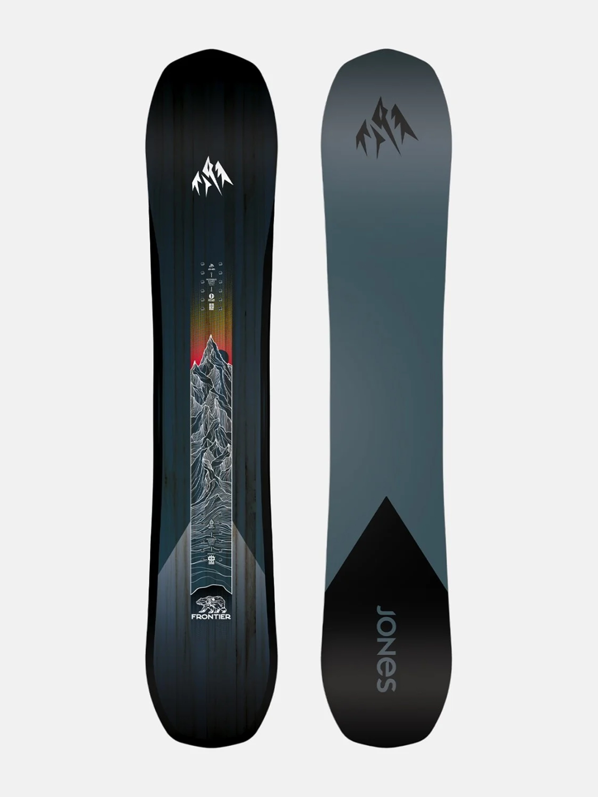 Jones Snowboards Snowboard Frontier (dark teal/black)