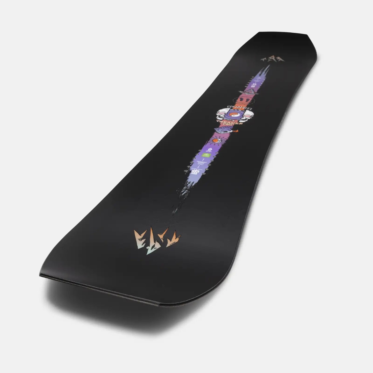 Jones Snowboards Snowboard Tweaker Pro - black (teal/purple/orange)