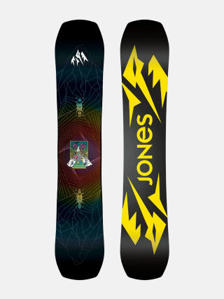 Jones Snowboards Snowboard Mountain Twin (black/yellow)