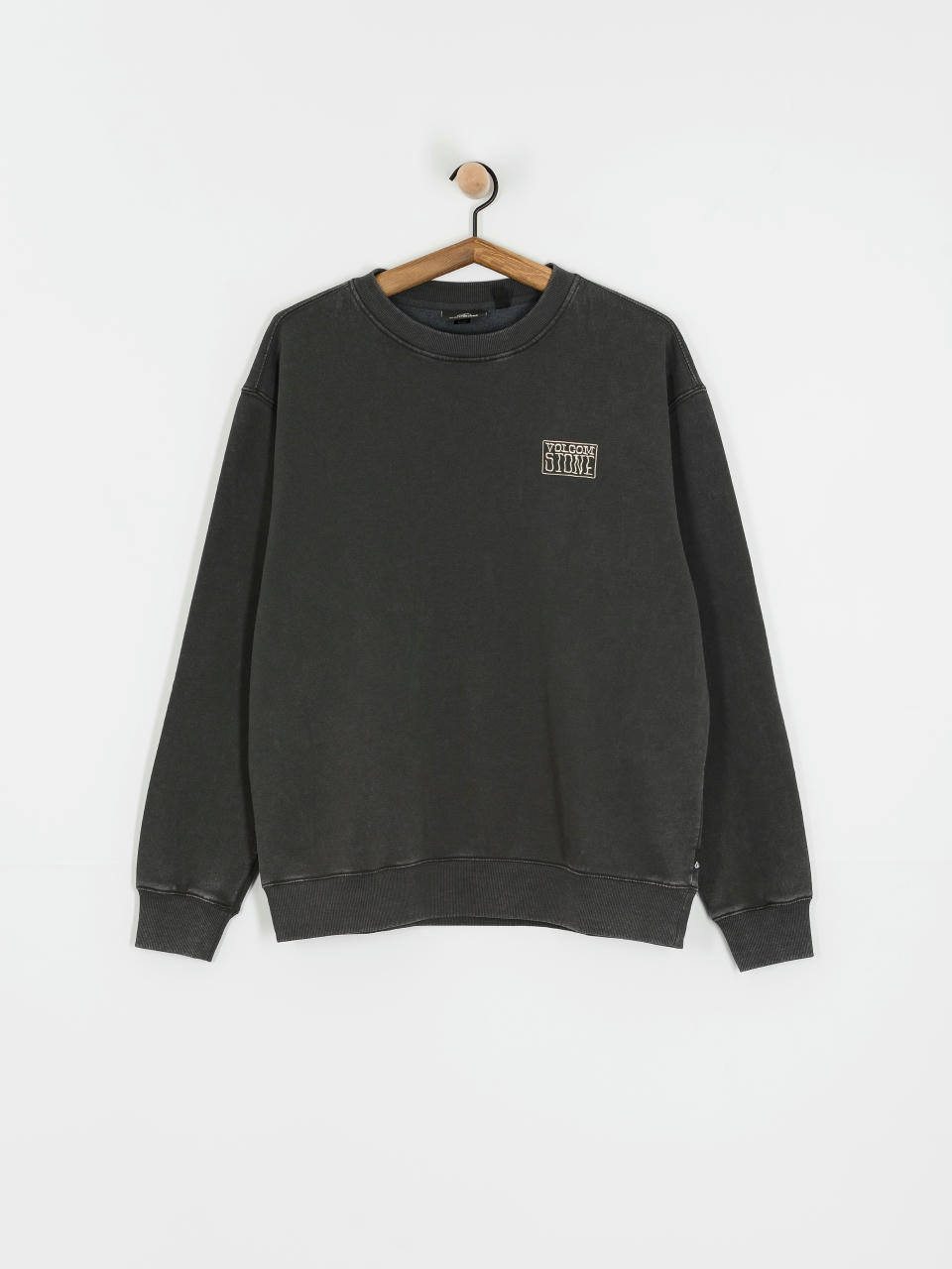 Volcom Backwash Crew Sweatshirt (asphalt black)