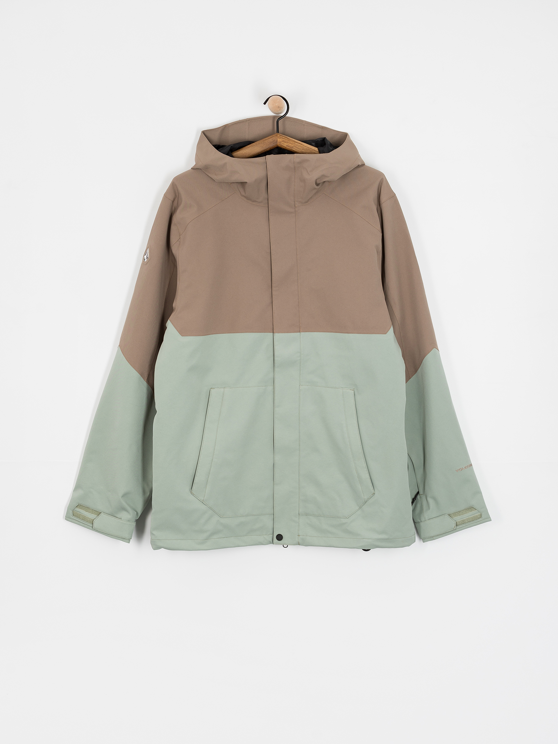 Volcom Snowboard jacket Brighton Full Zip - brown, blue (agave)